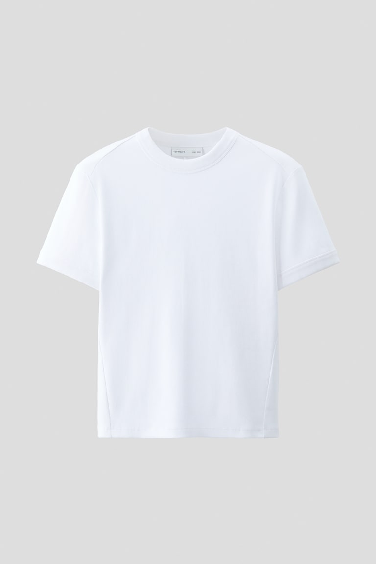 H&M Ribbed cotton T-shirt — Ribbed cotton T-shirt