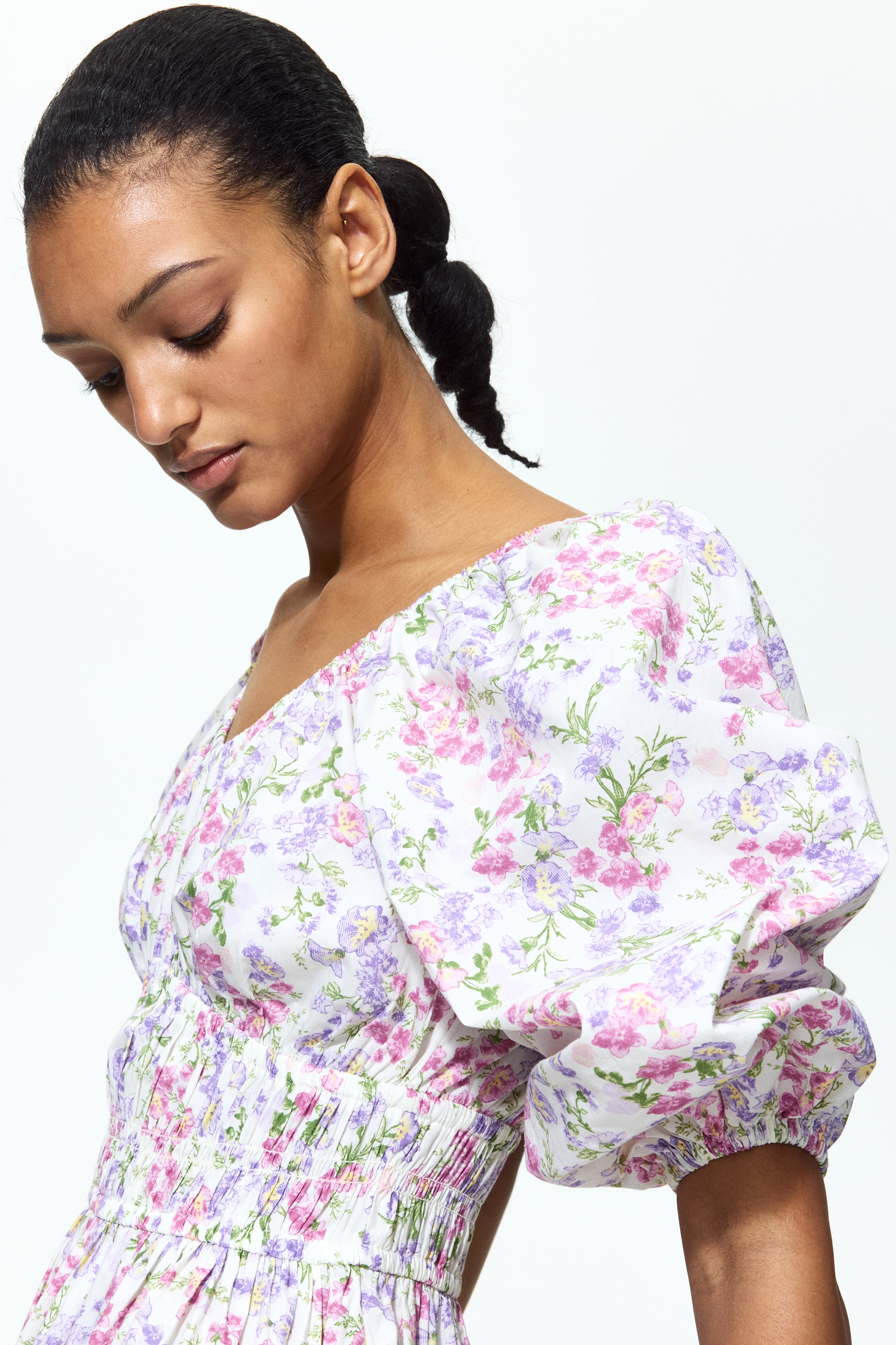 Flared-skirt cotton dress from H&M - $29.99