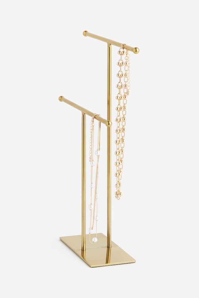 Metal jewellery stand - Gold-coloured /Black - 2
