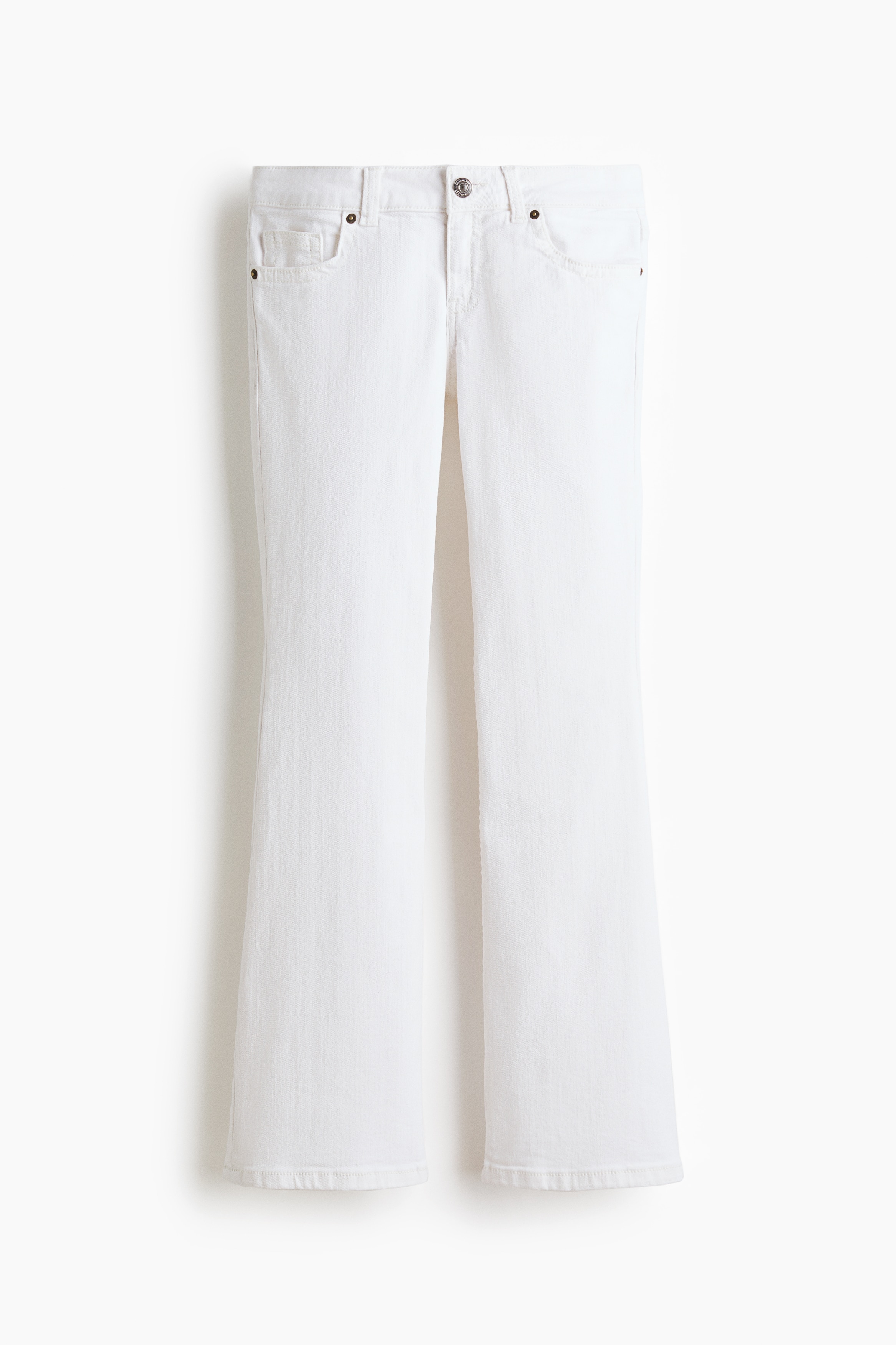 Flared Low Waist Jeans - Beyaz/Kot mavisi/Açık kot mavisi