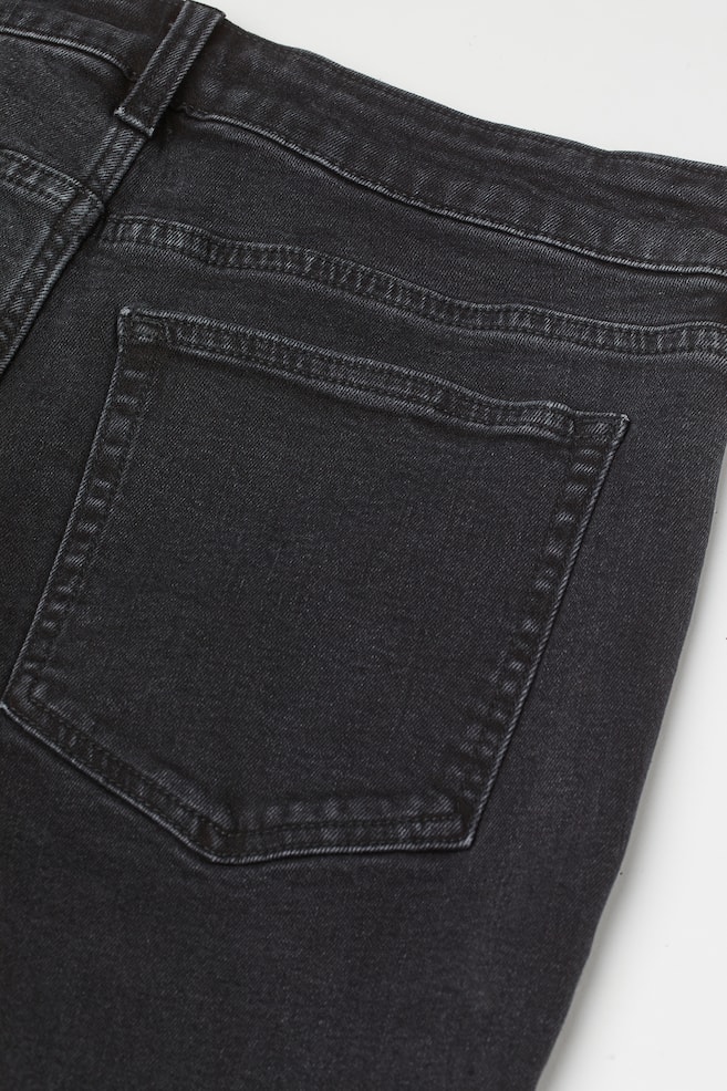 H&M+ Slim High Split Jeans - Dark denim grey/Black - 2