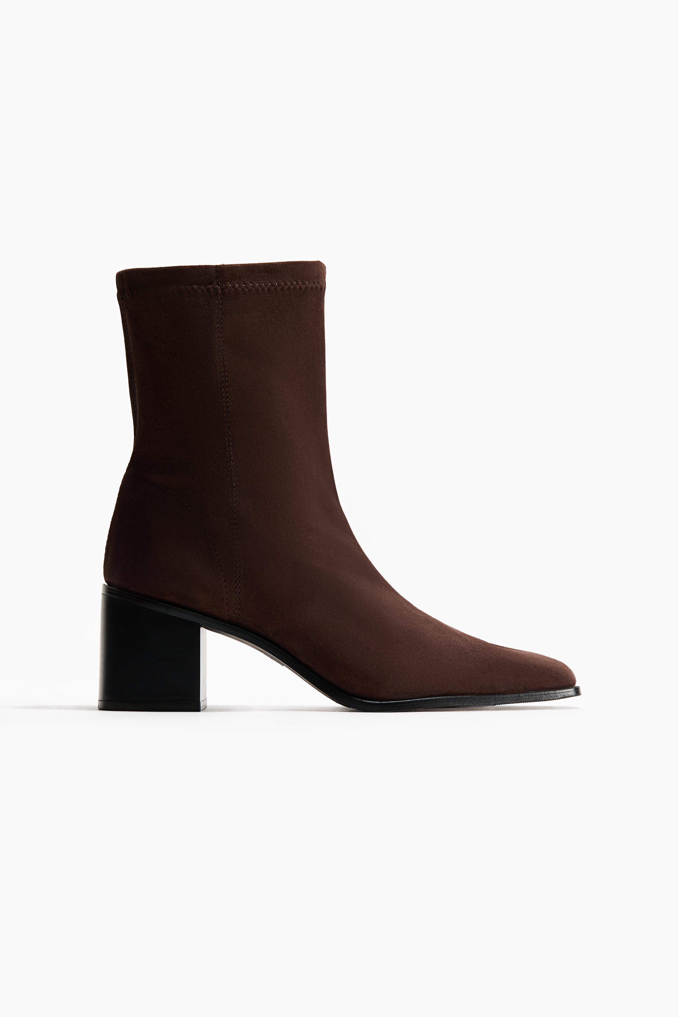 Heeled ankle boots - Dark brown/Black