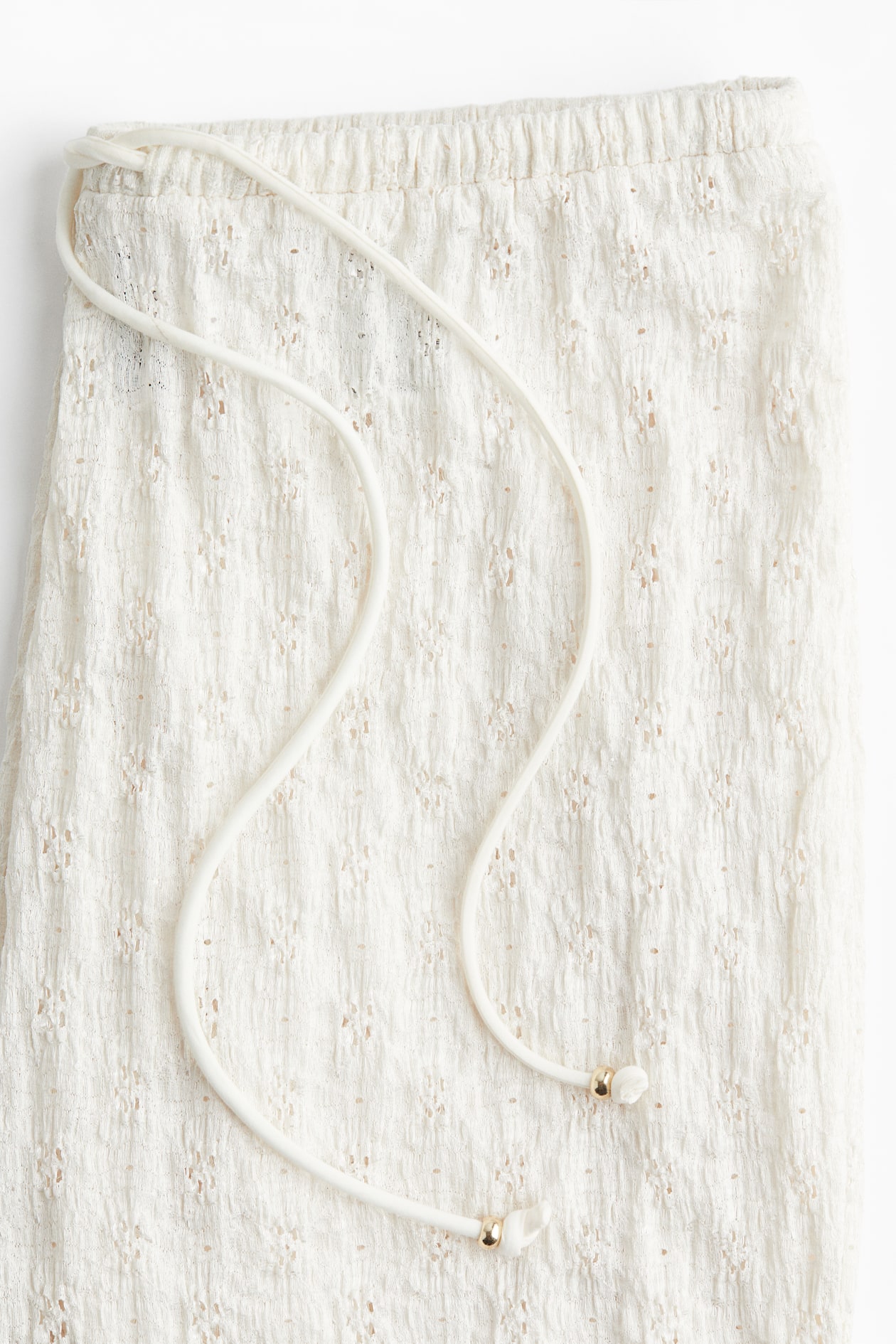Lace-Look Drawstring Pants - image 3