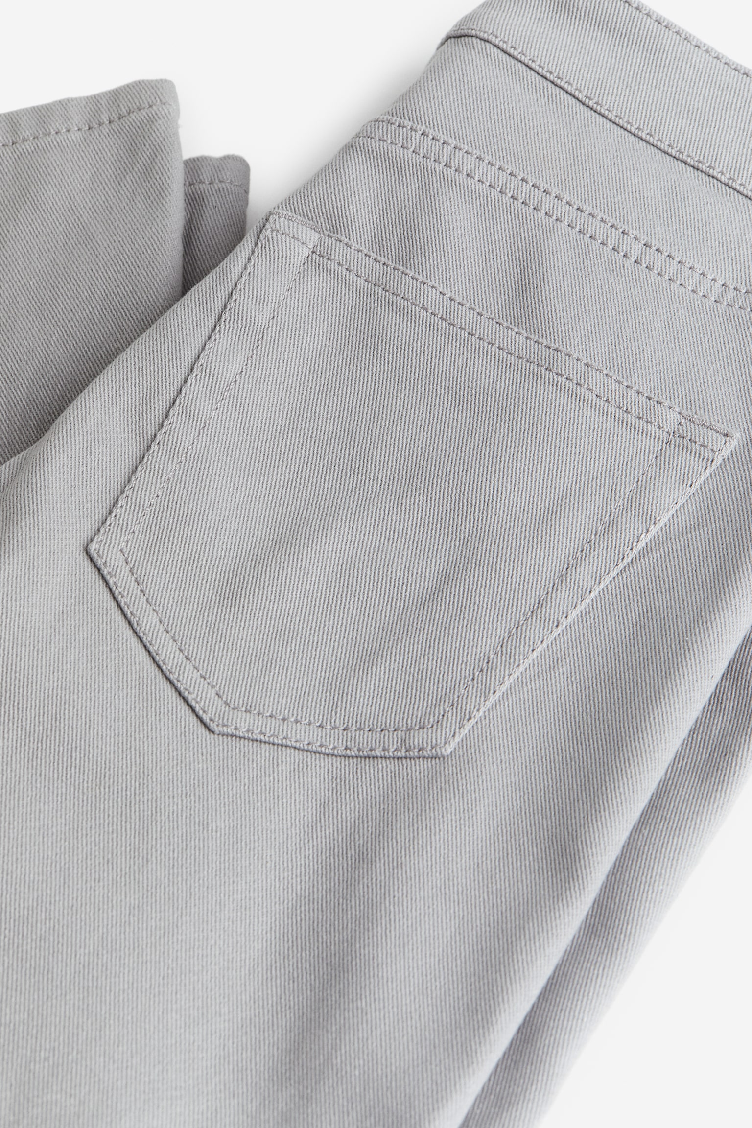 Flared twill trousers - Grey/Black/Light grey - 6