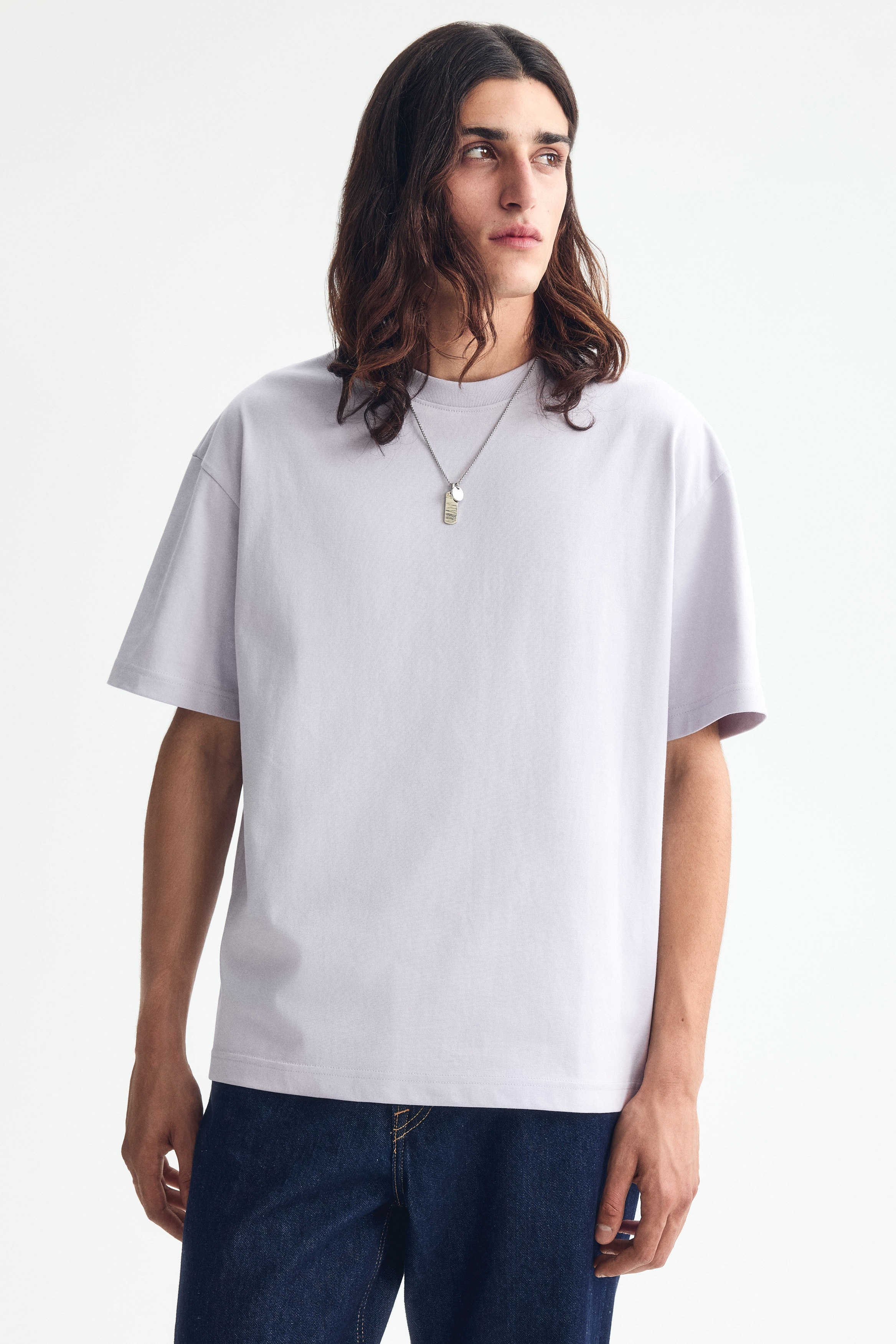 Men's Light grey marl COOLMAX® Relaxed Fit T-shirt | H&M