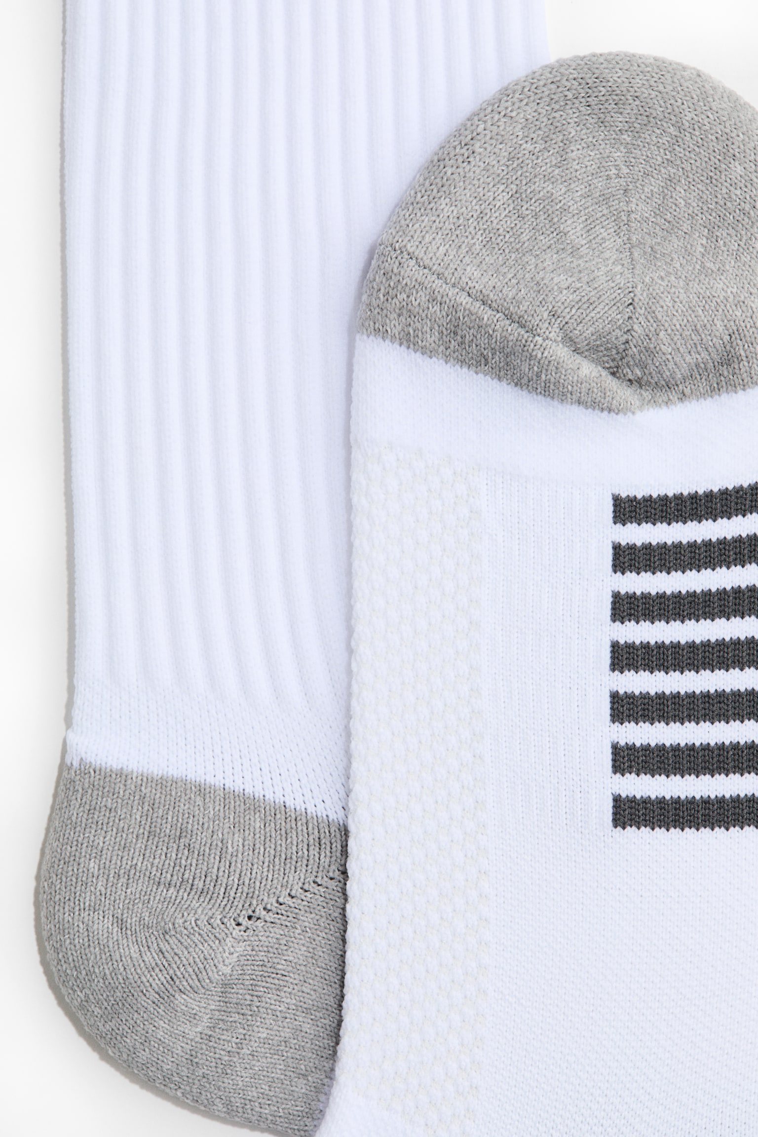 2-pack tennis socks - White/Colour block - 2