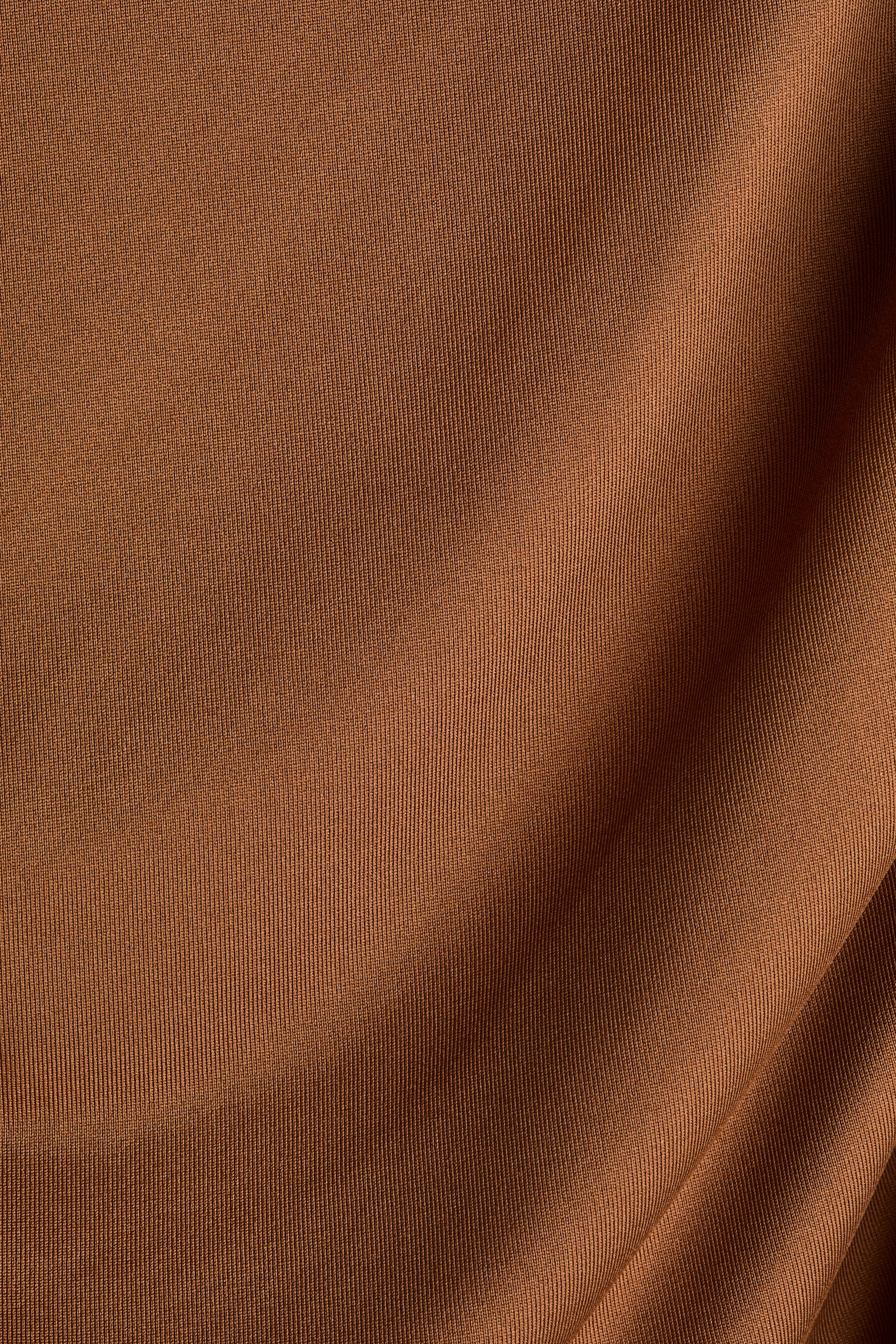 חולצת כתף אחת עם אפקט נשפך - חום/שחור/אדום שזיף - 3