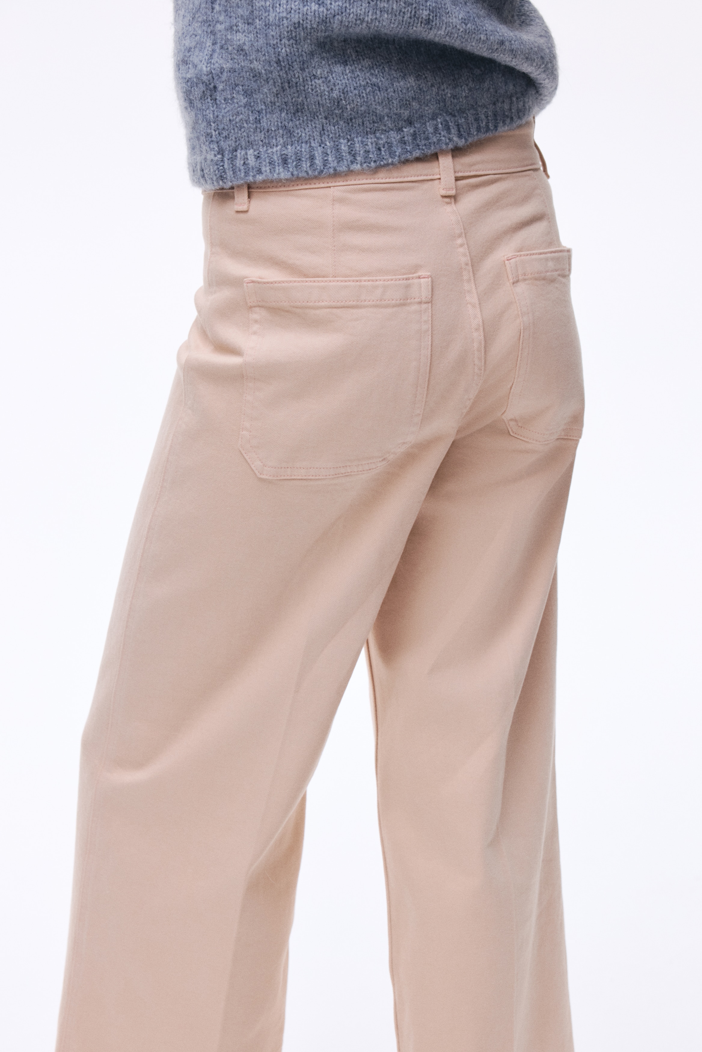 Wide High Ankle Jeans