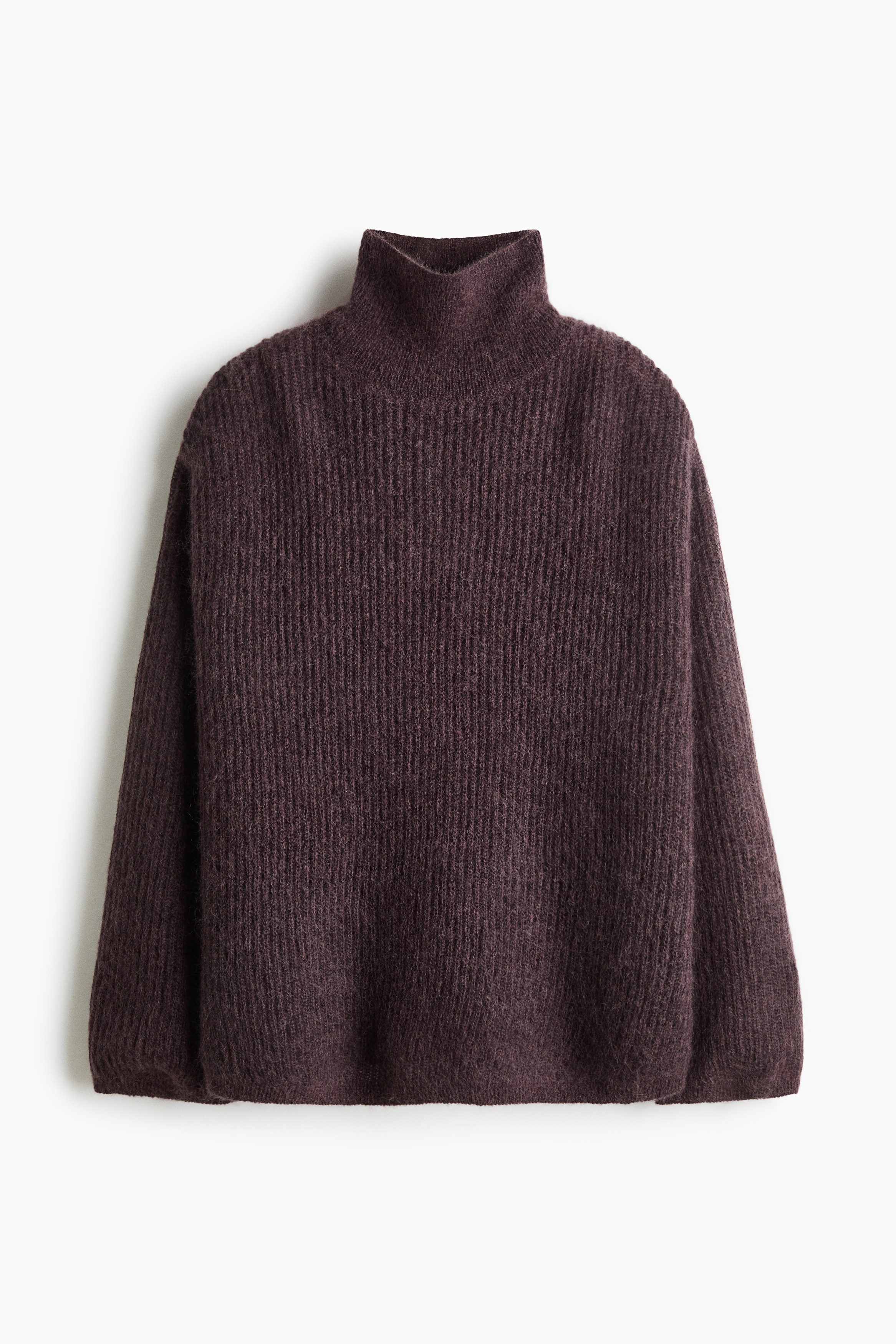 Oversized trøje i mohairblanding