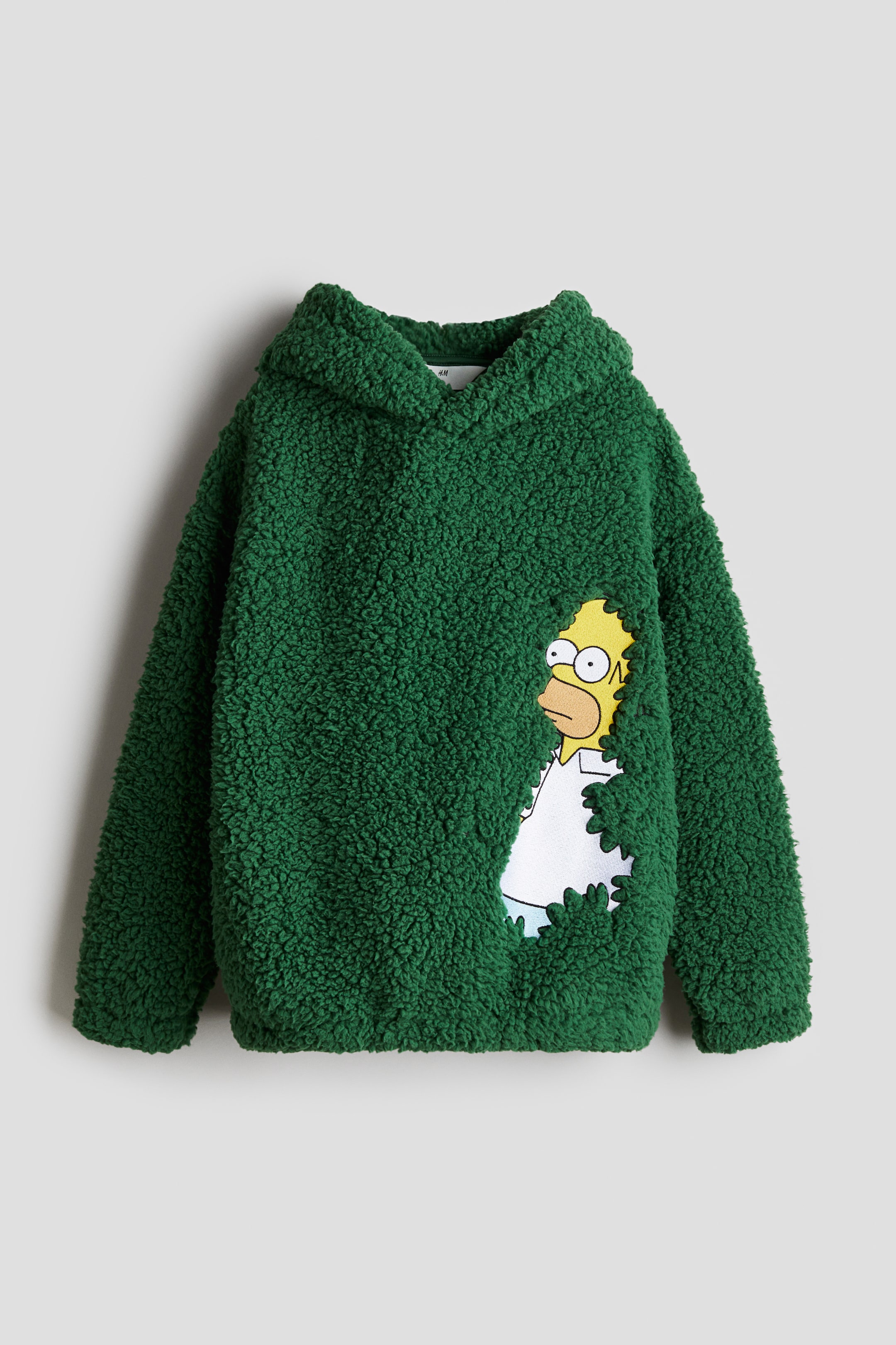 Hoodie aus Teddyfleece - Grün/Die Simpsons - Kids | H&M DE 1