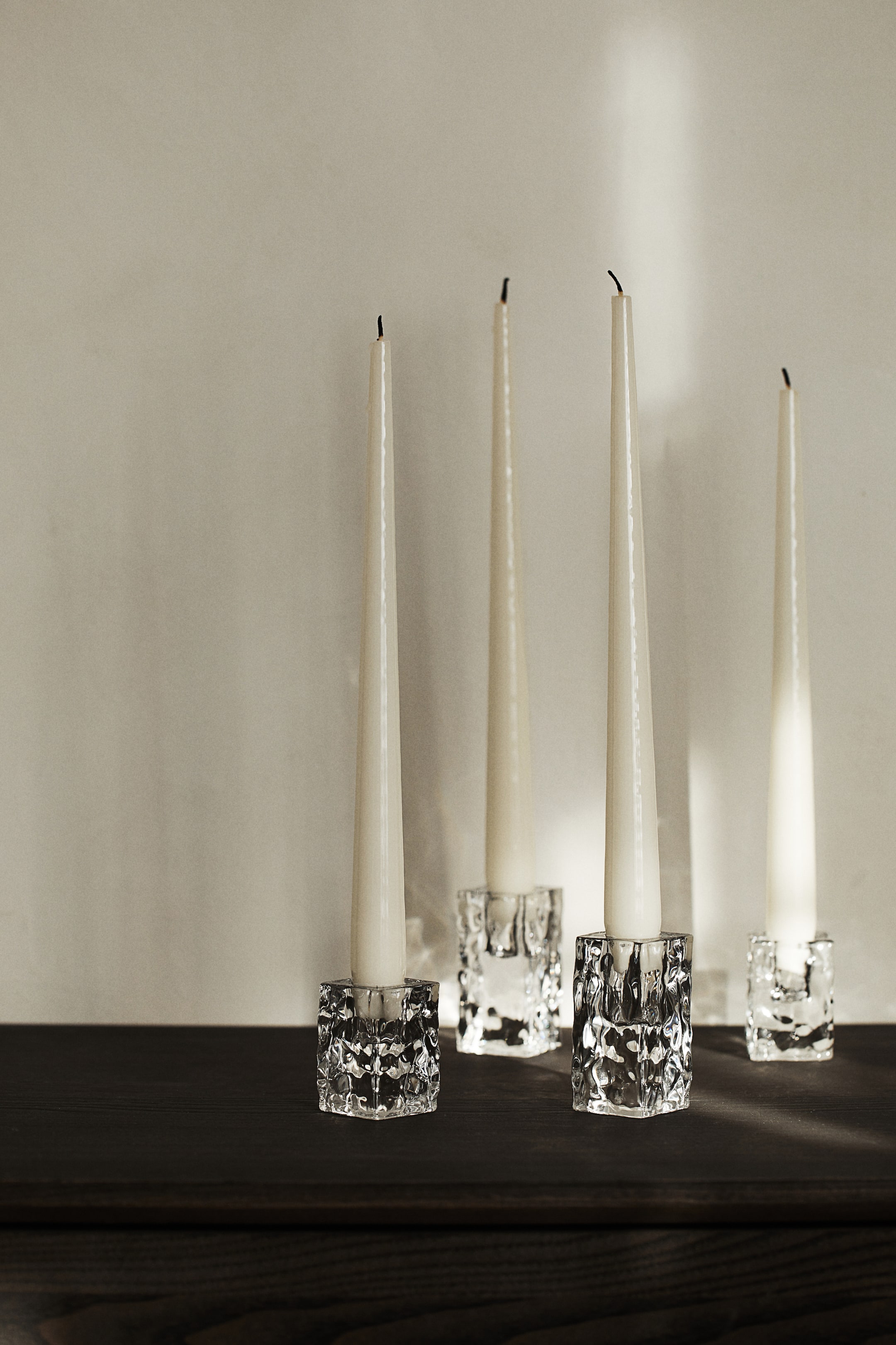 Glass Candlestick