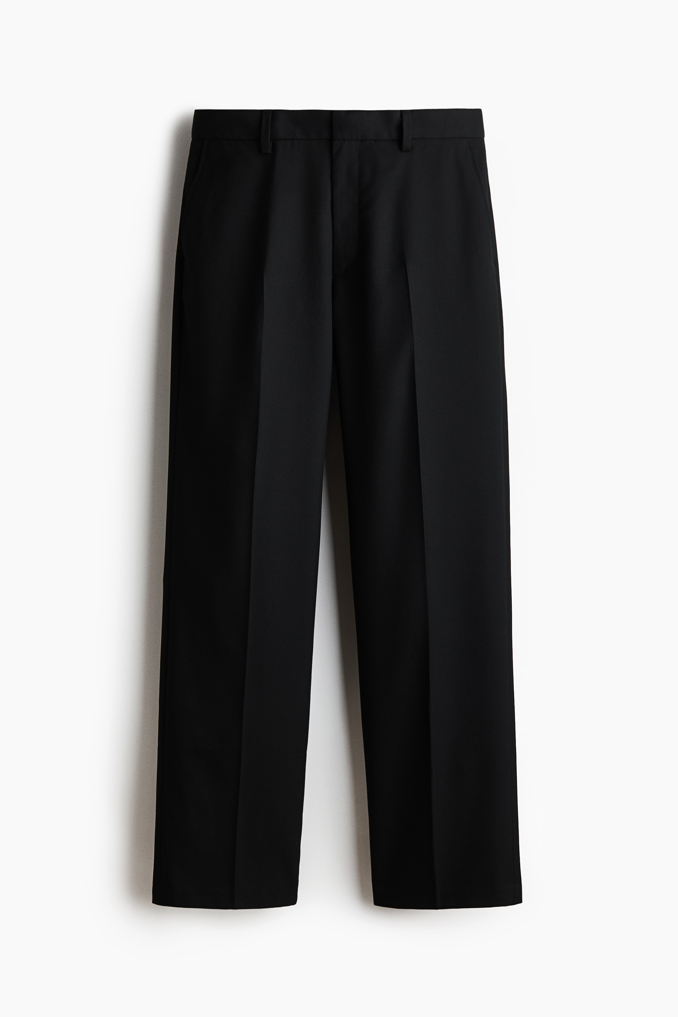 Pantalon - Regular Fit - Zwart/Lichtbeige/Donkerbruin