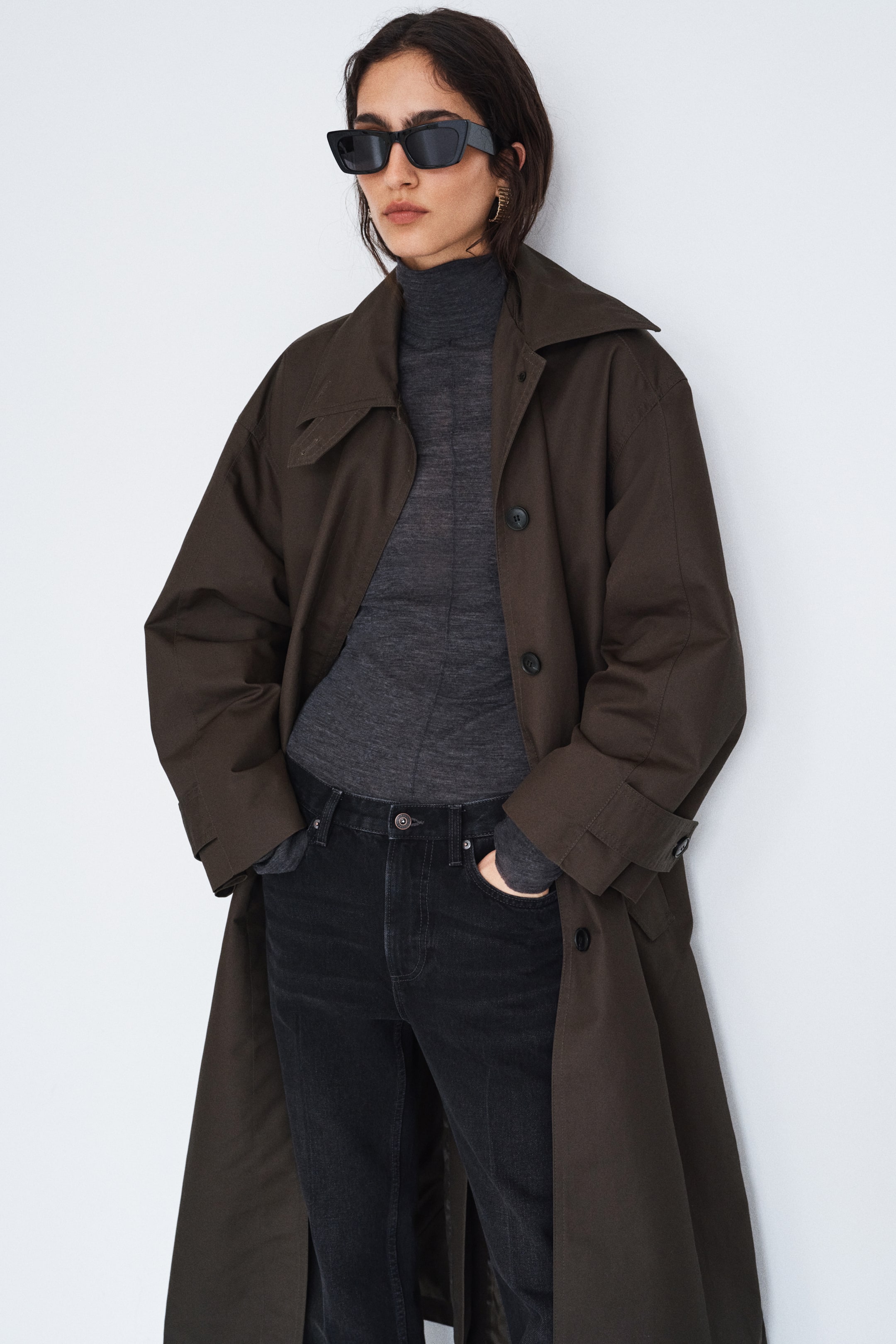 Belted Twill Coat