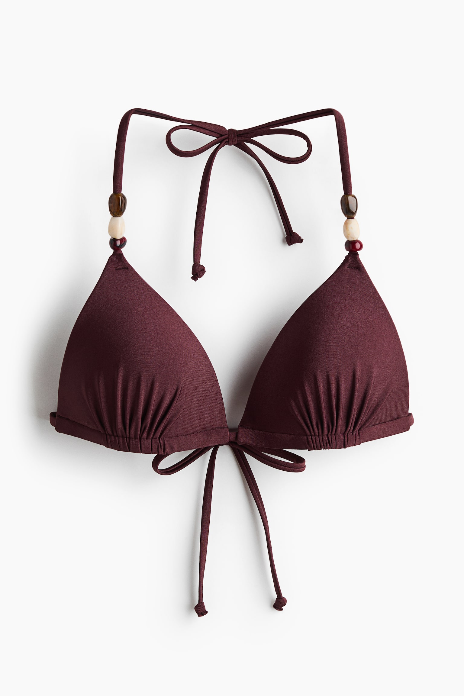 Góra od kostiumu Push-up - Burgundowy - 1