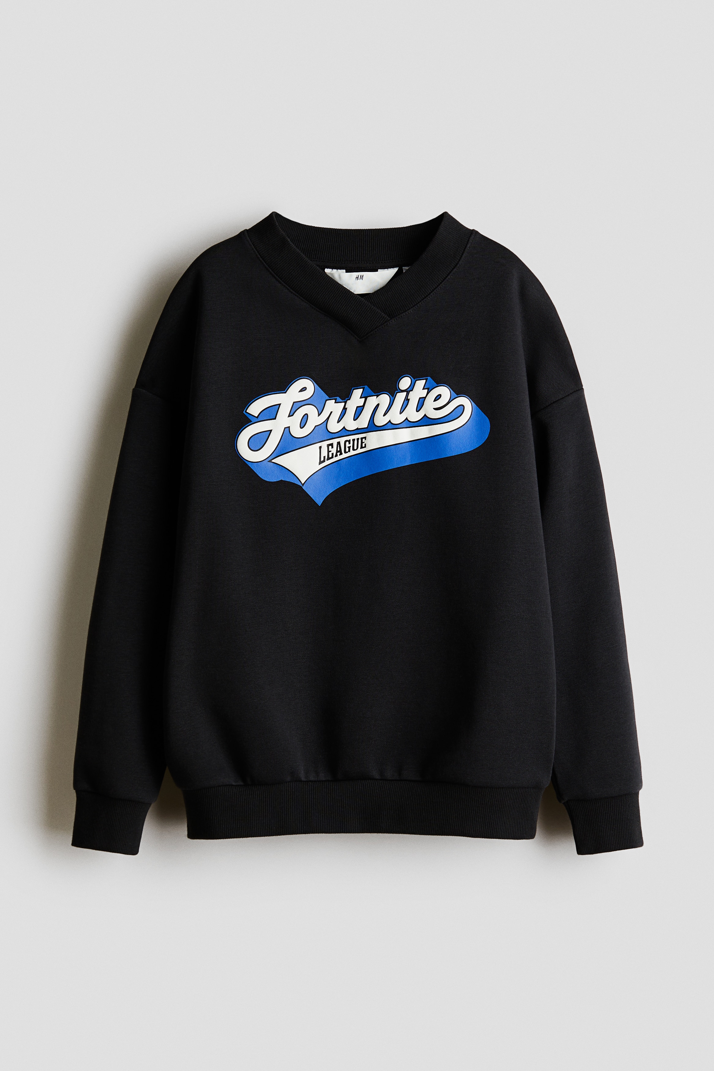 プリントコットンスウェットシャツ - Black/Fortnite - Kids