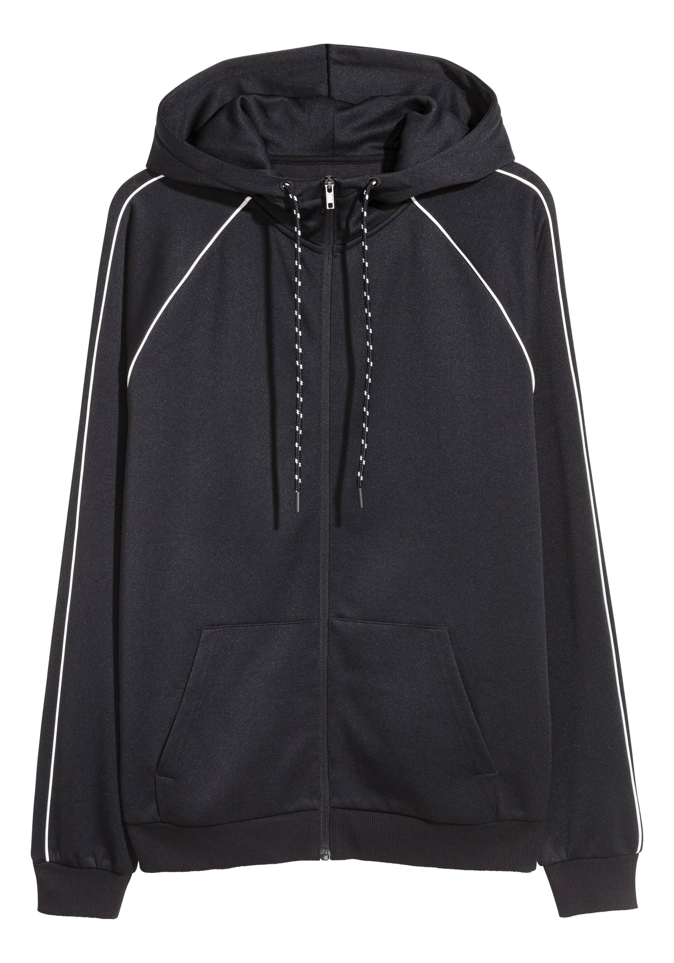 View larger image: Hooded Jacket - Black - Men | H&M CA 1