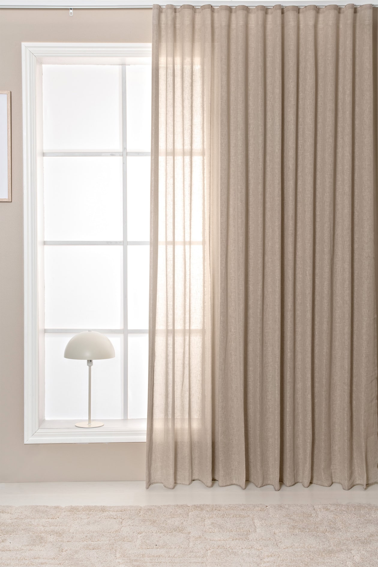 Lot De 1 Rideau Large Saga - Beige - Hasta - Home All | H&M FR