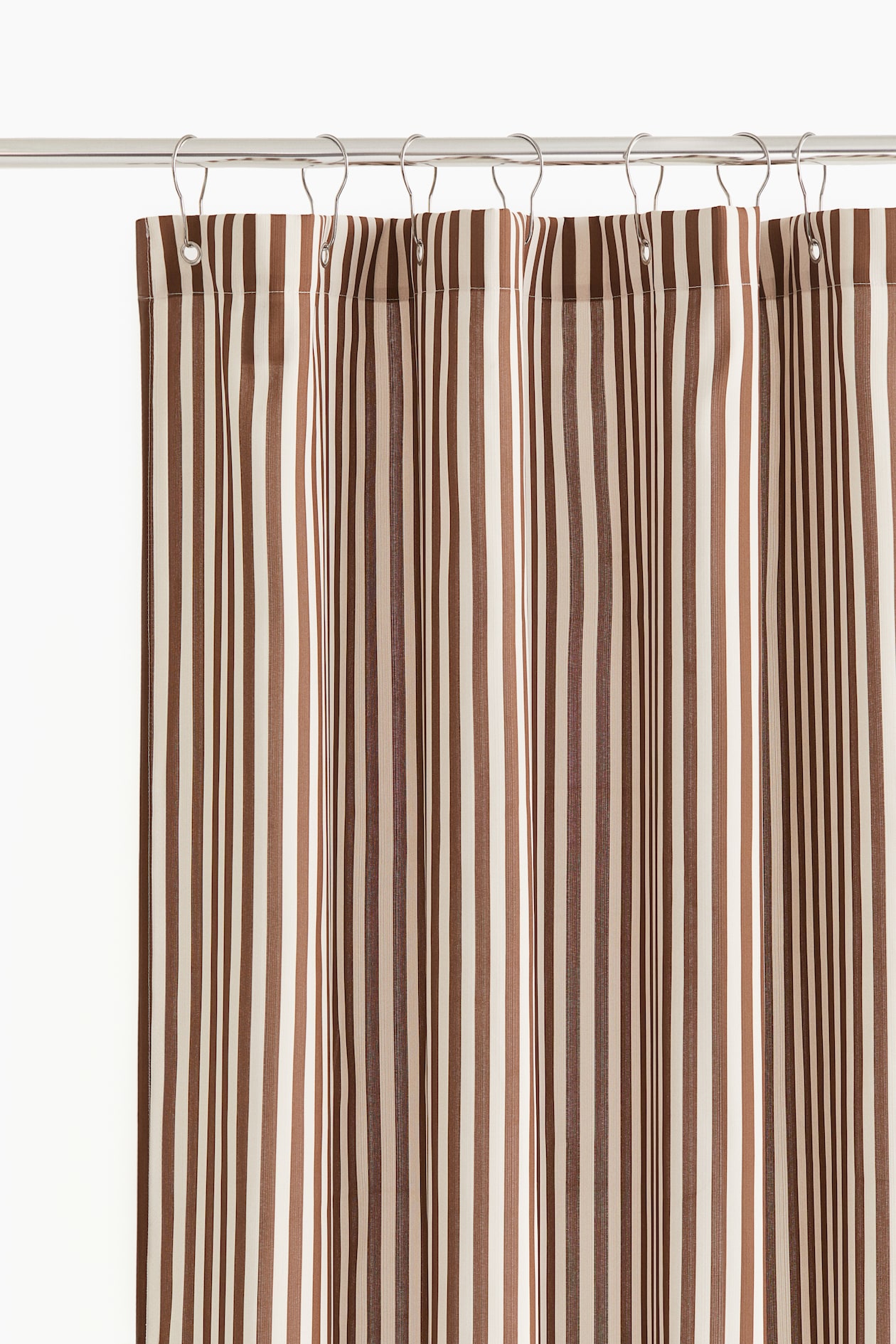 Striped Shower Curtain Brown/striped Home All H&M US