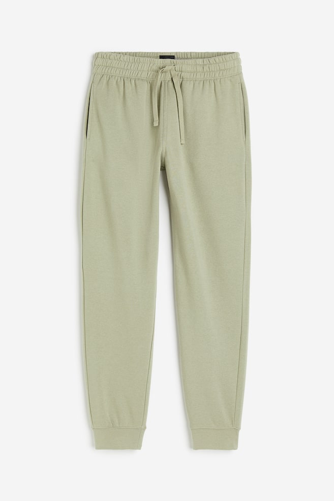 Pantalon en molleton Regular Fit - Vert/Noir/Gris clair chiné/Crème/dc/dc/dc/dc/dc - 2
