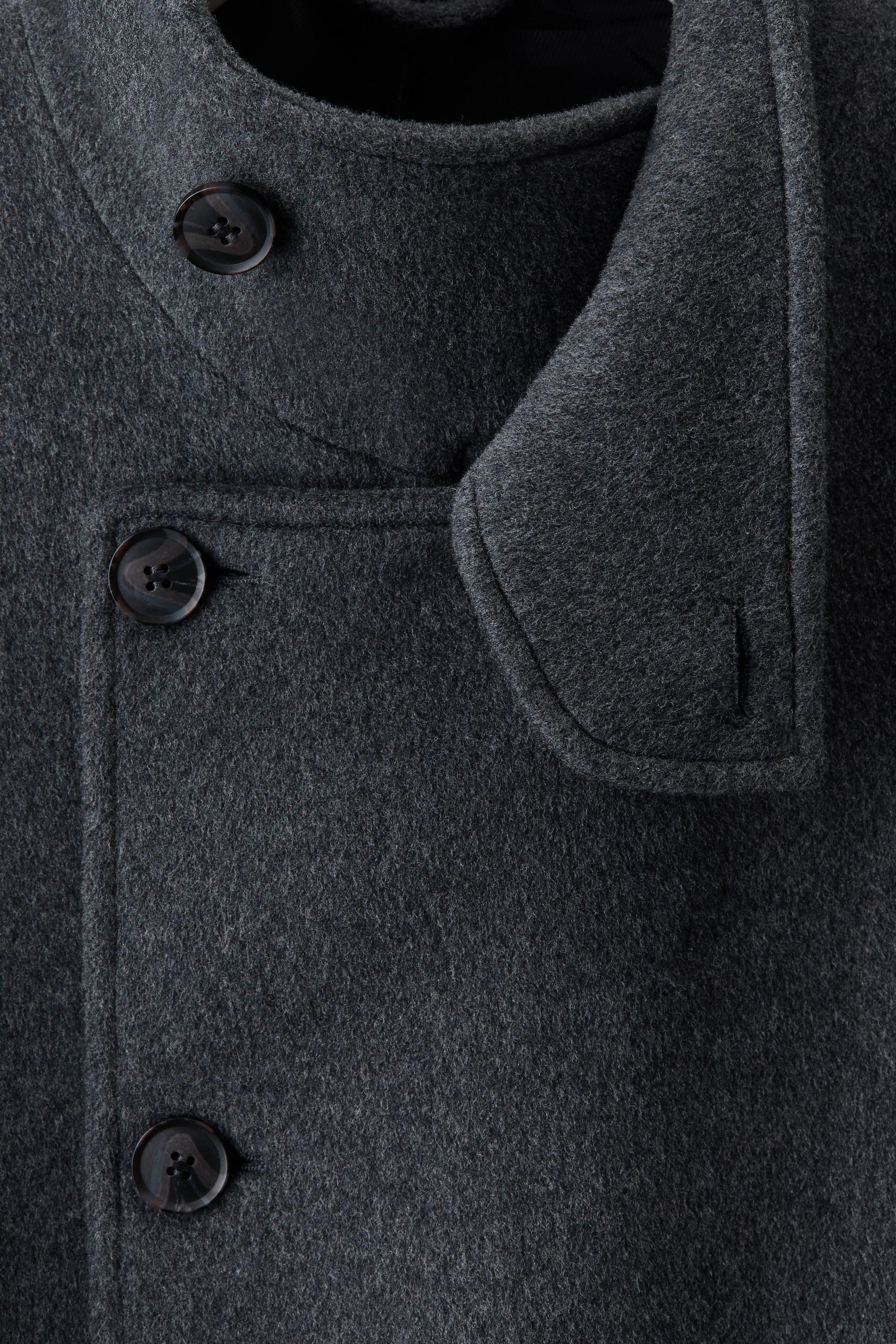 Belted Wool-Blend Coat