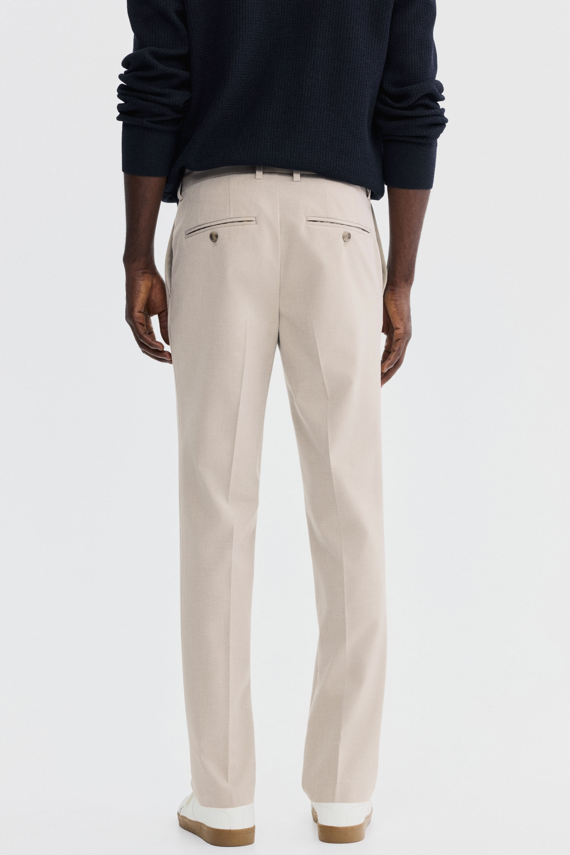 Slim-Fit Tailored Pants