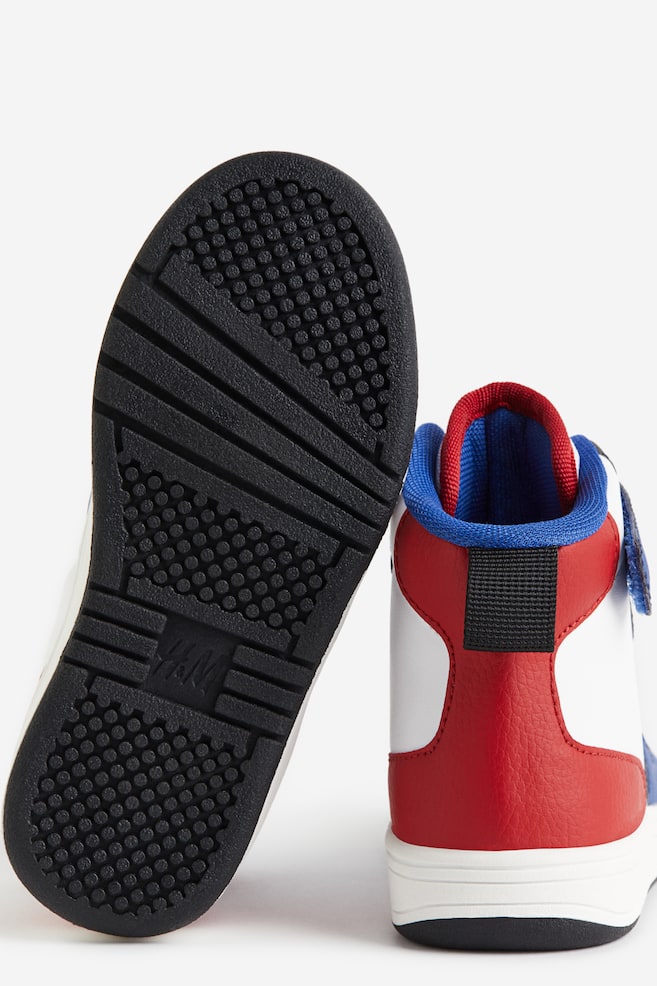 Sneakers alte color block - Rosso/color block/Azzurro/color block - 3