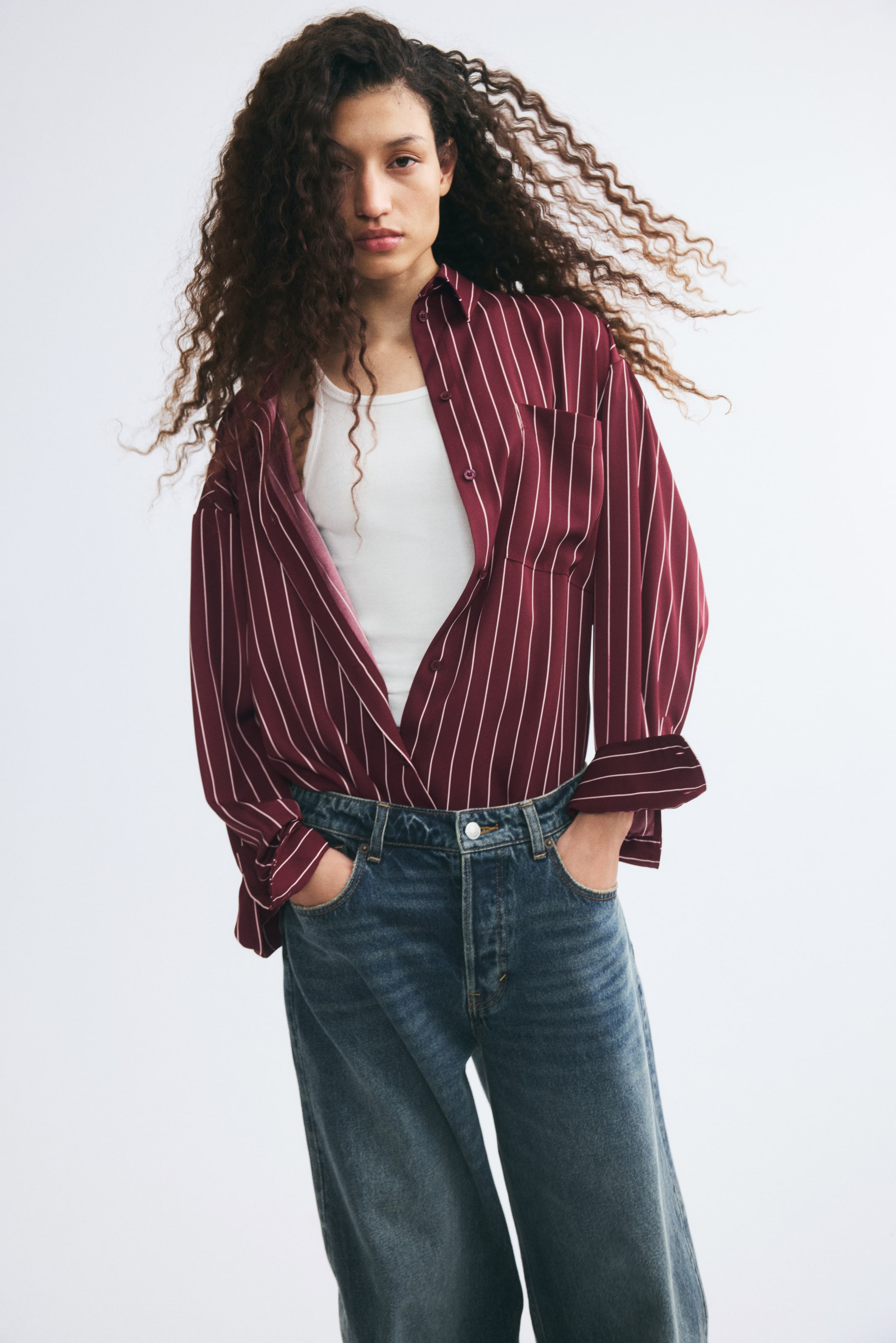 Loose-Fit Twill Shirt