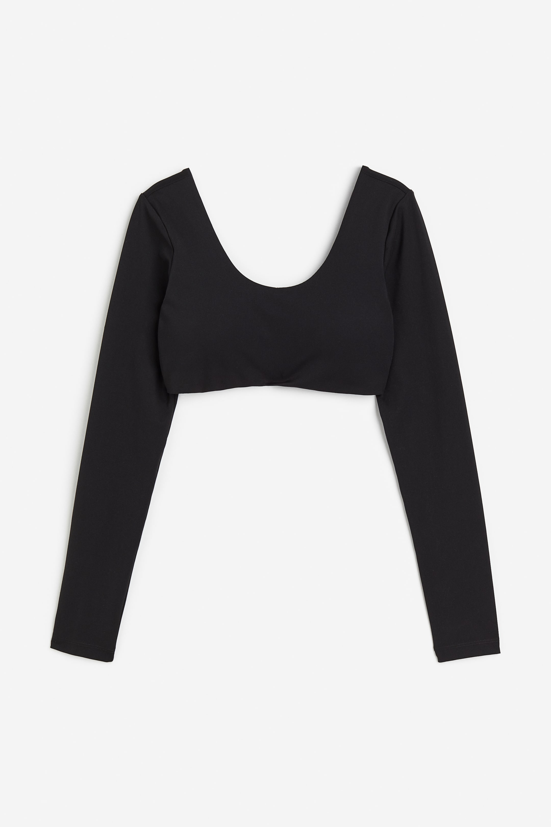 DryMove™ Long-sleeved Sports Crop Top