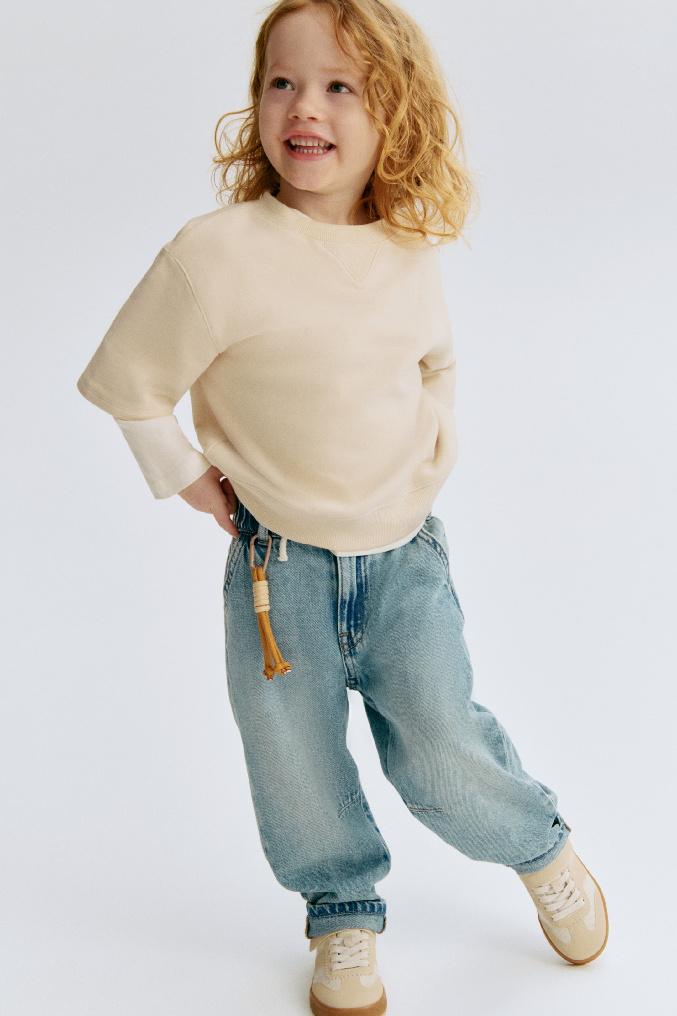 Pantalon de jogging en denim coton