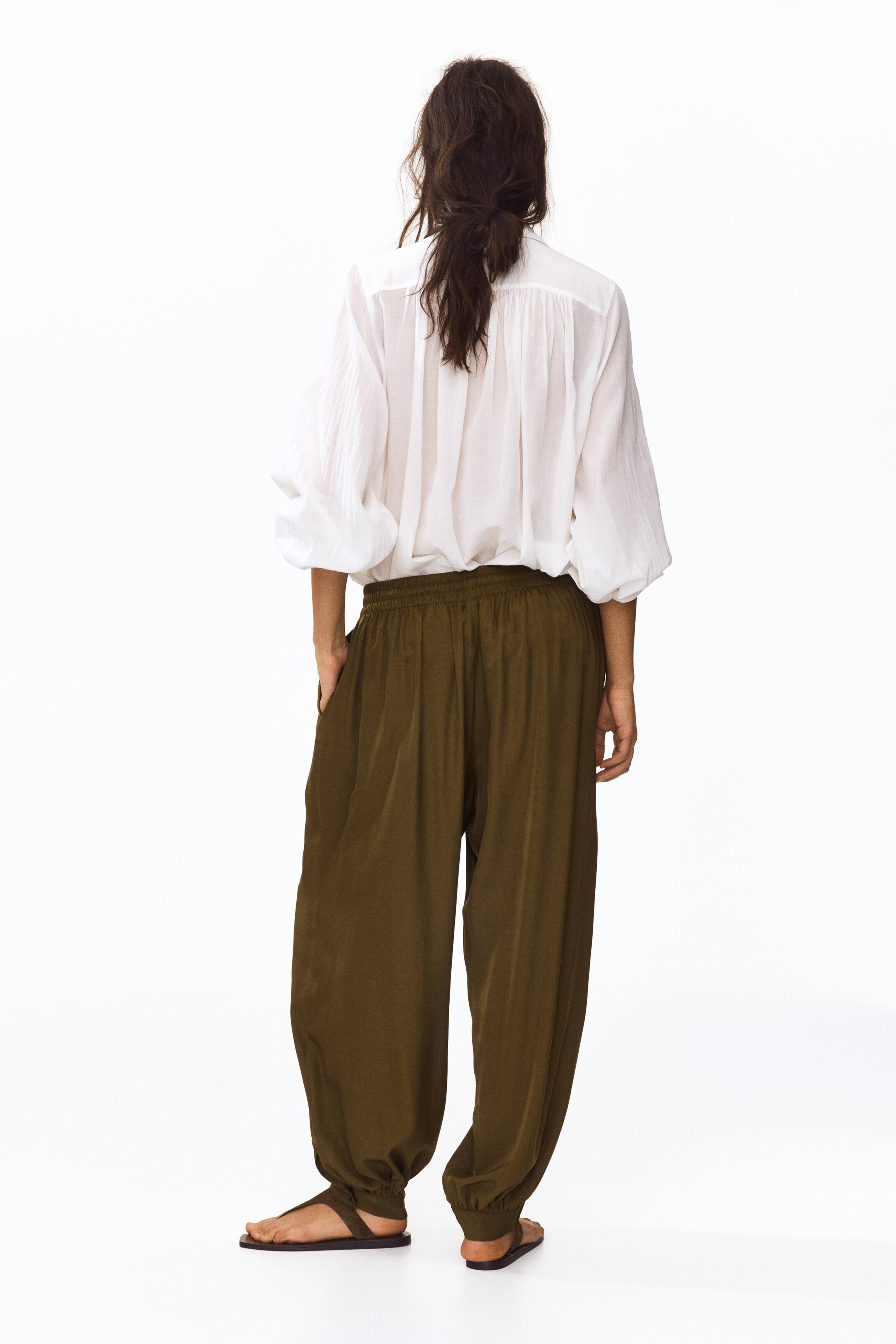 Balloon Pants with Drawstring