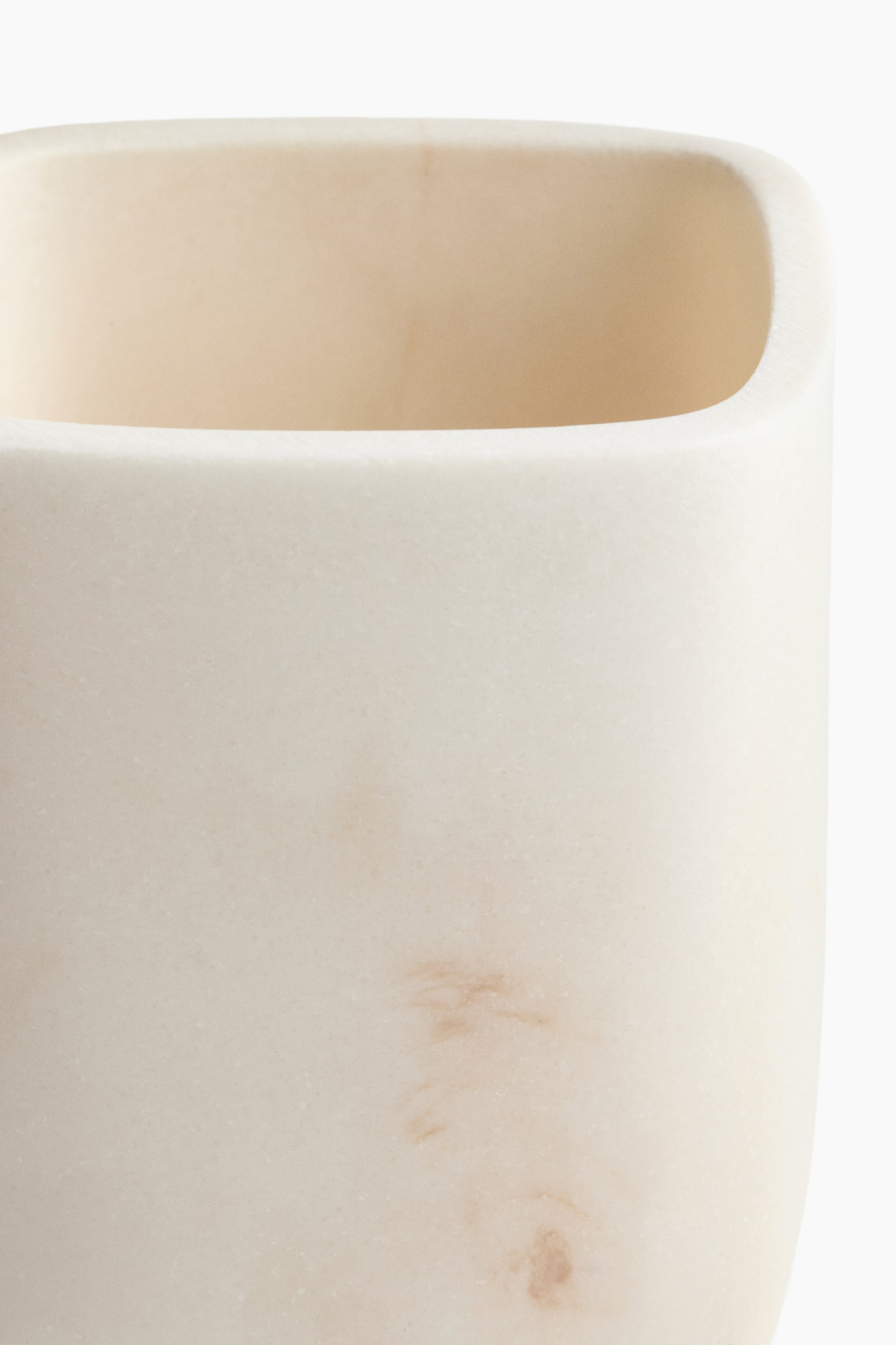 כוס למברשת שיניים - בז' בהיר/ורוד בהיר - 4