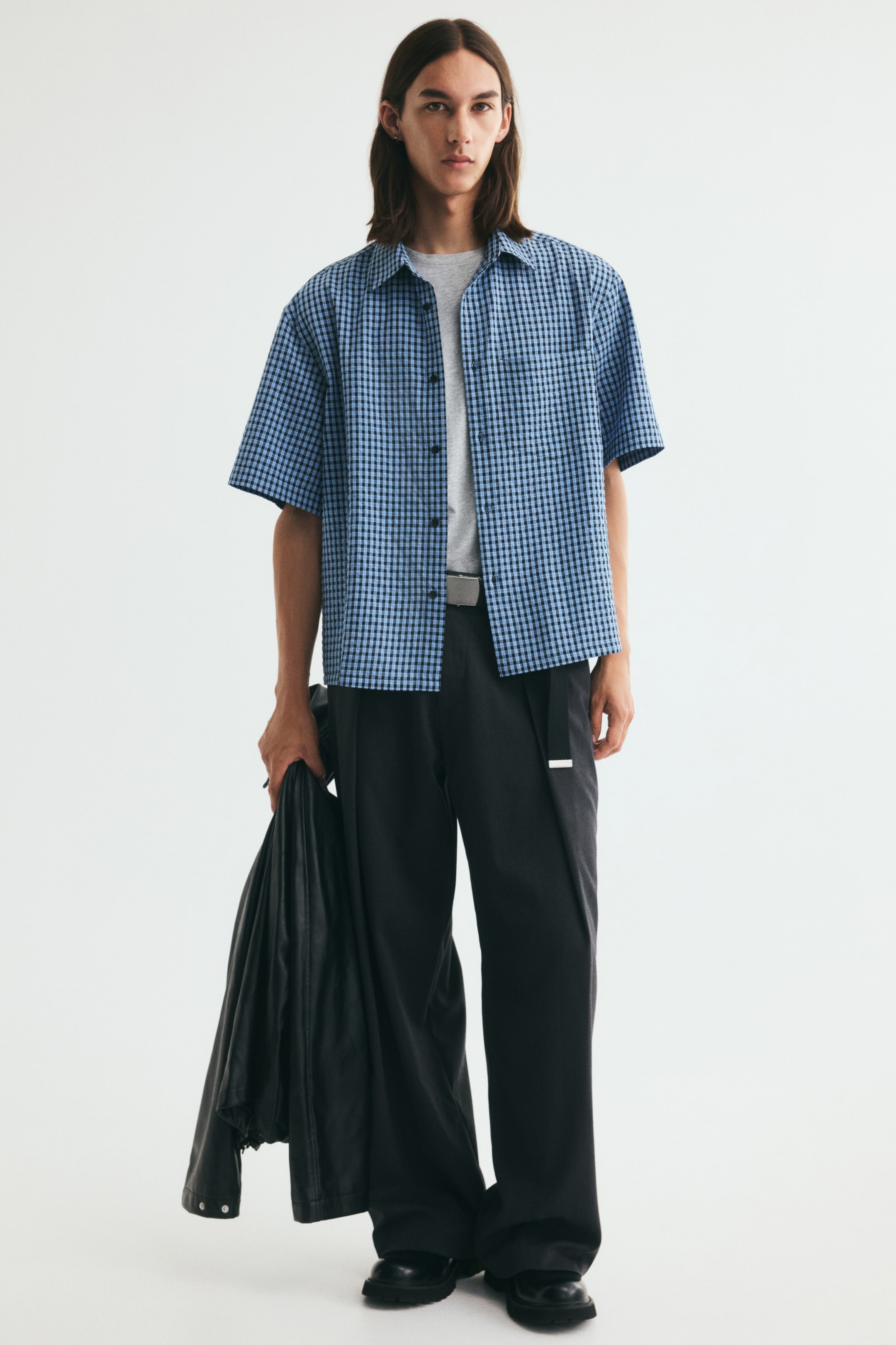 Relaxed-Fit Short-Sleeved Shirt