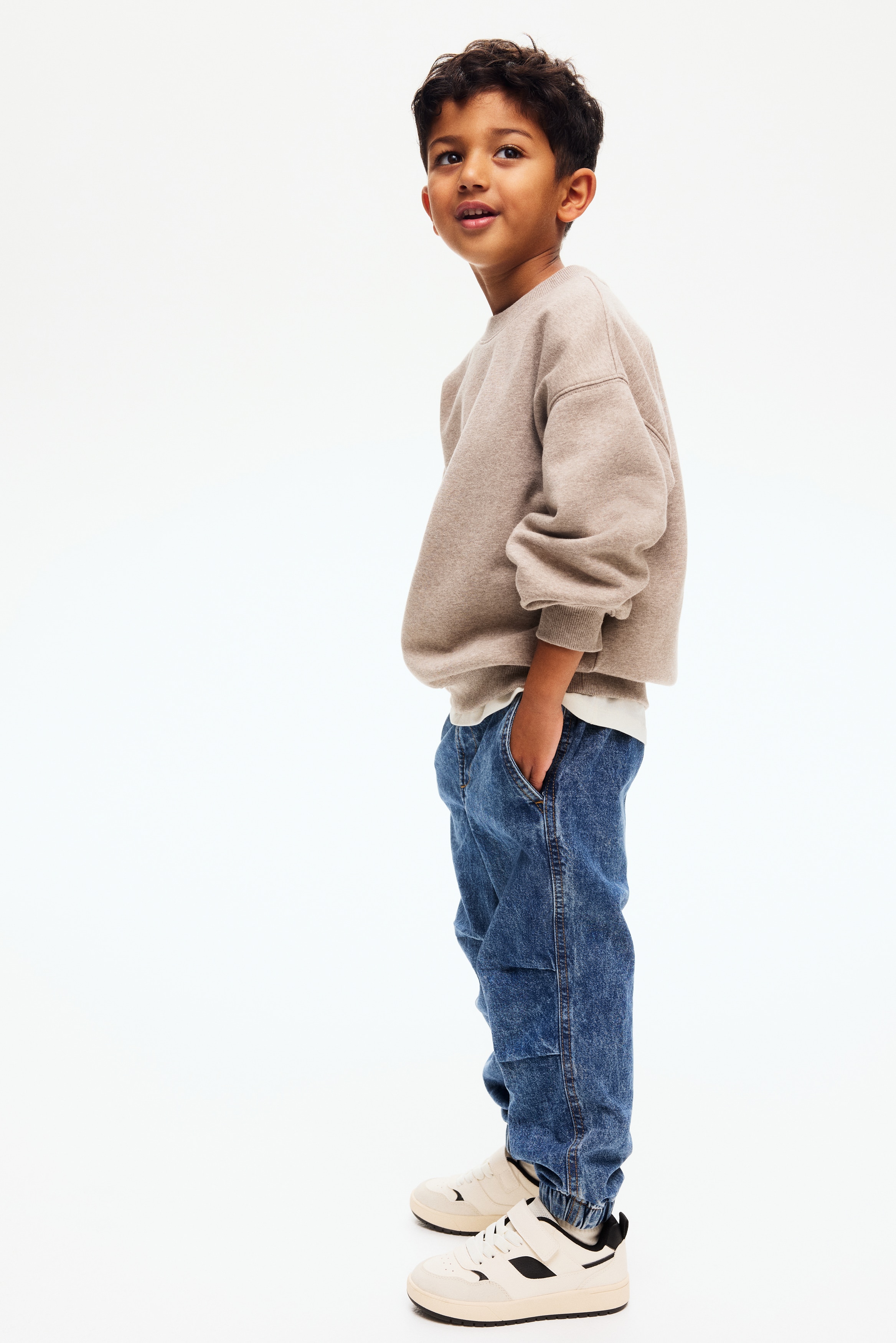 Denim joggers - Denim blue