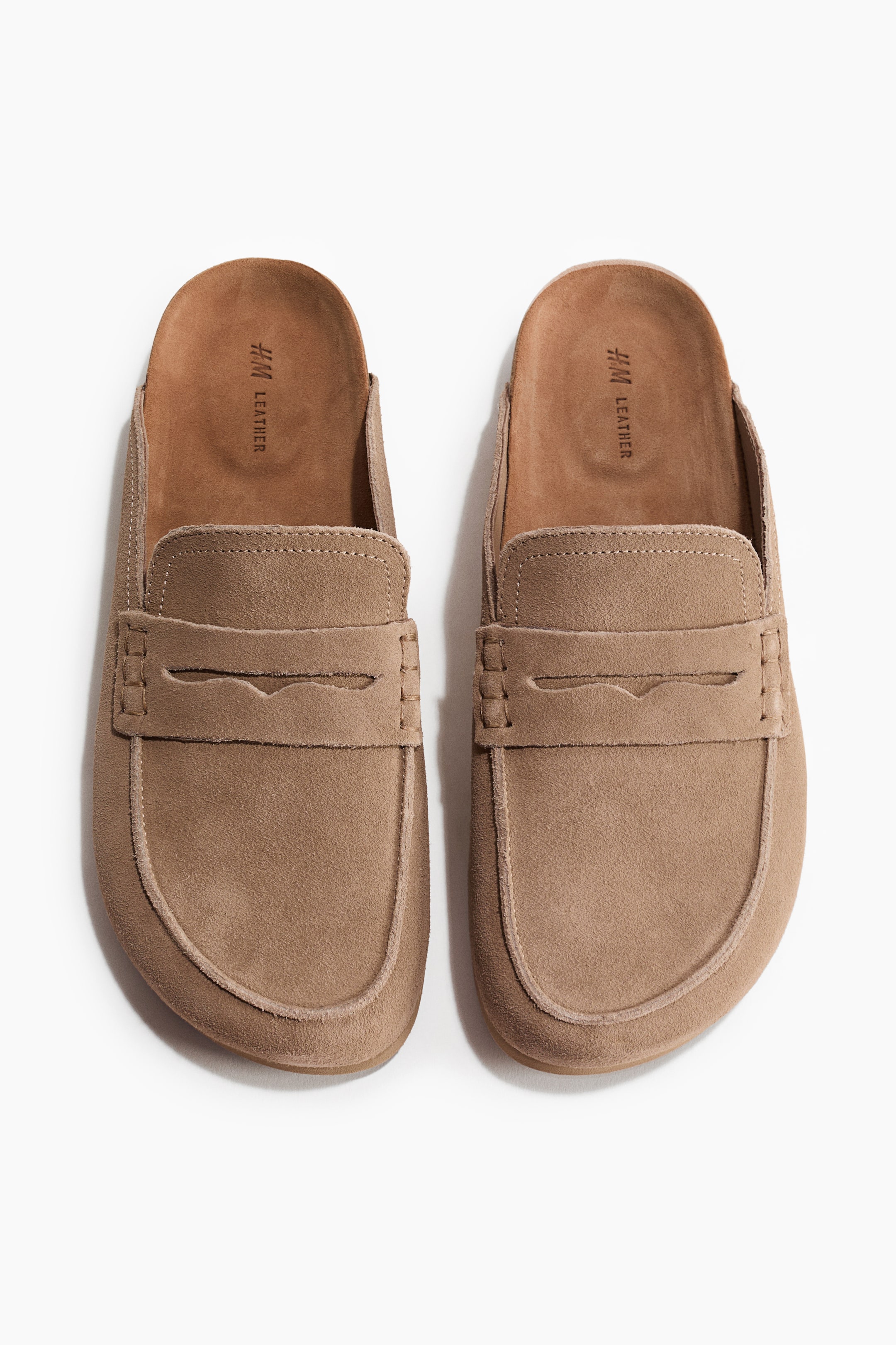Leather Mule Loafers