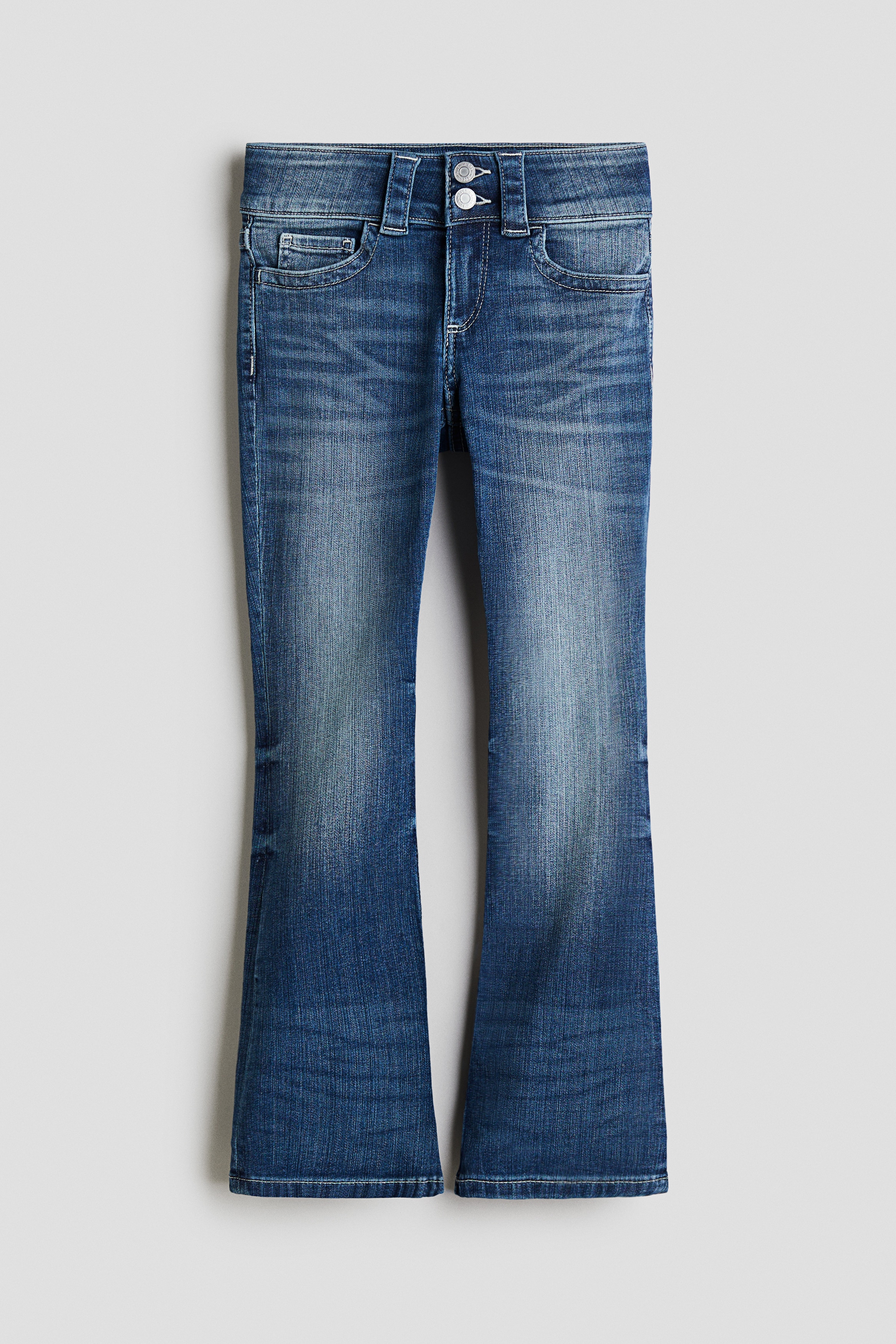Jean taille basse bottillon - Bleu denim/Noir denim délavé/Gris denim délavé/Bleu denim clair/Bleu denim clair/Bleu denim/Gris clair/Bleu denim foncé