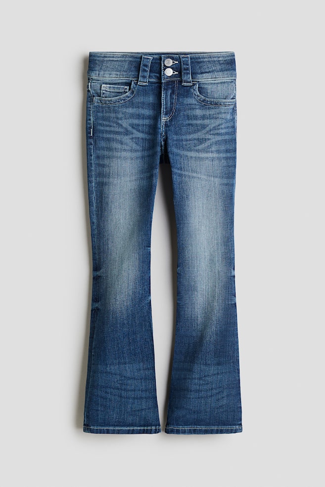 Bootcut Leg Low Jeans - Màu xanh denim/Màu xám denim giặt phai/Màu xanh denim nhạt/Màu xanh denim - 1