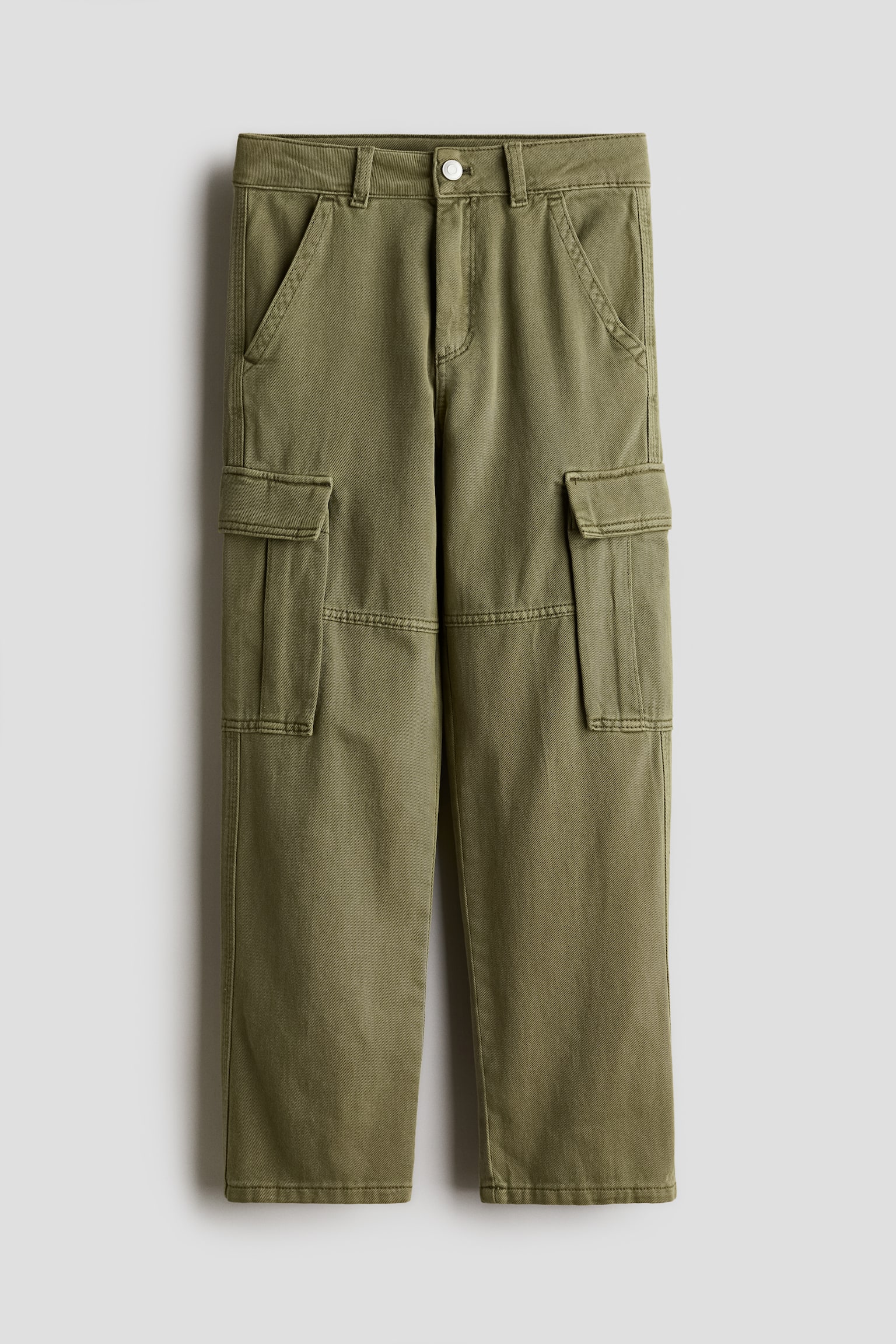 Cargo trousers - Khaki green/Brown - 1