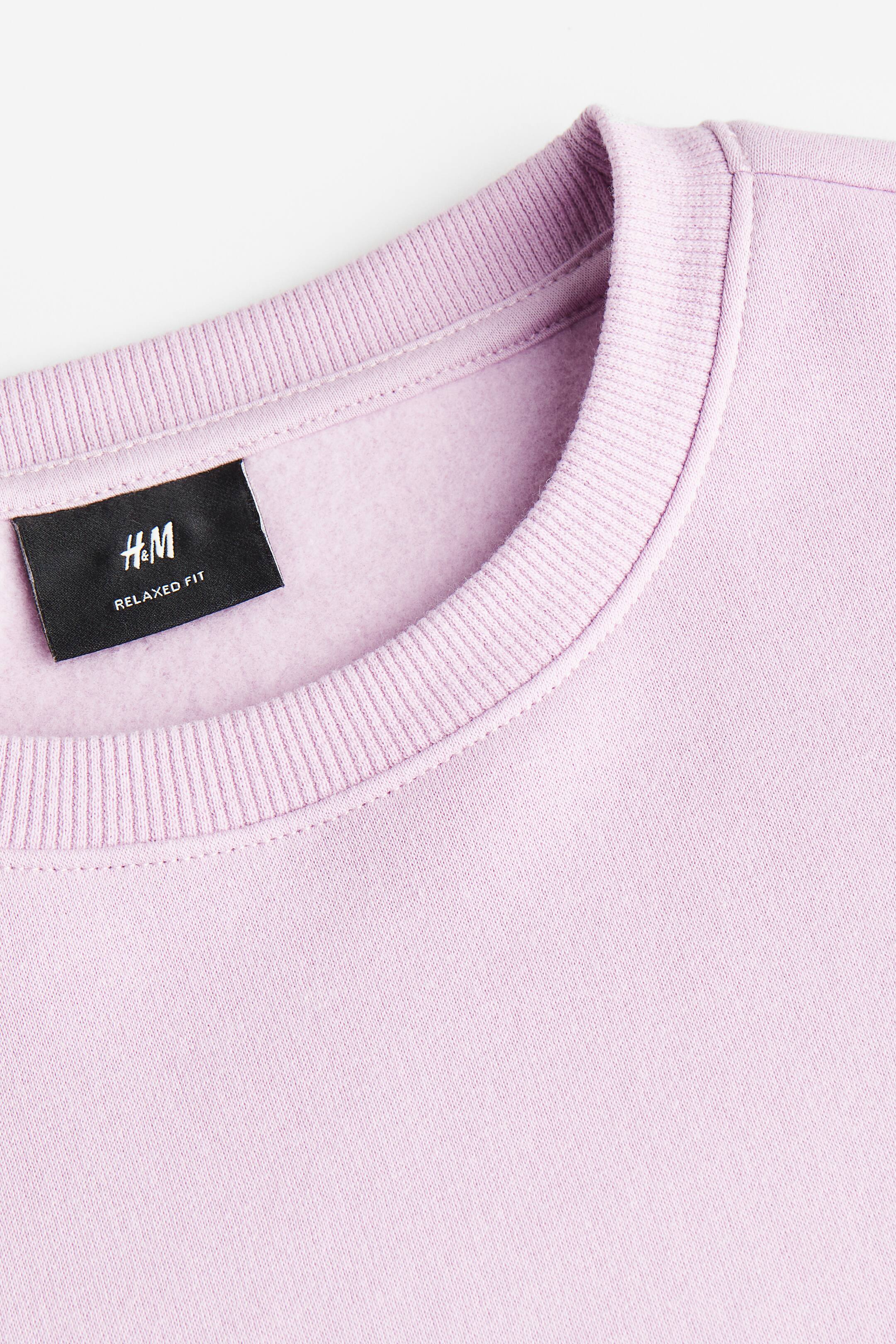 Größeres Bild ansehen: Sweatshirt in Loose Fit - Helllila - Men | H&M DE 2