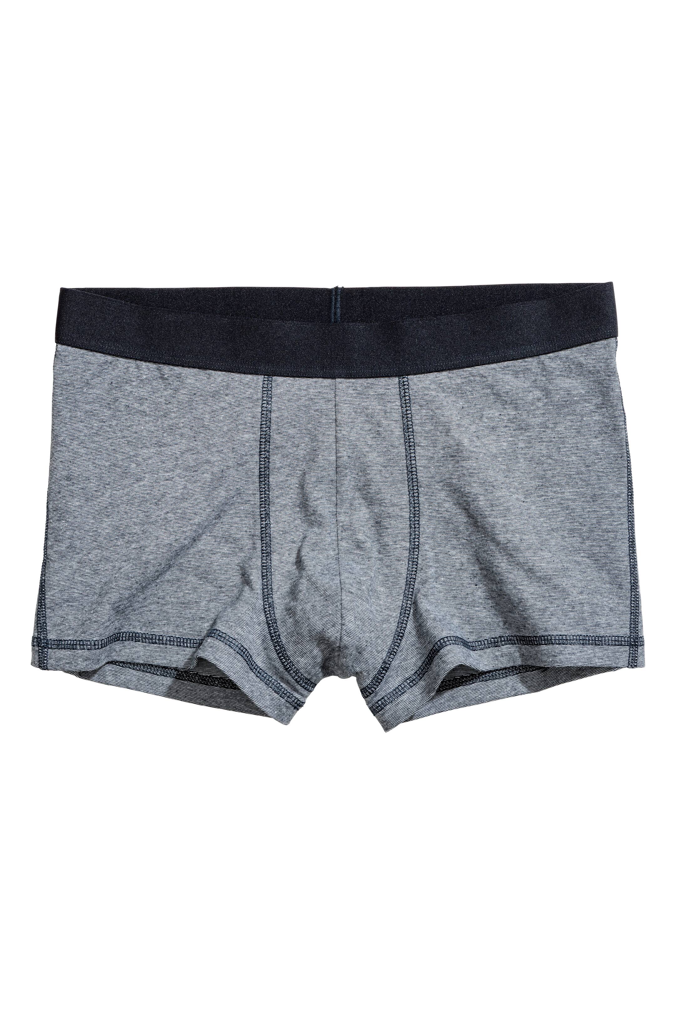 View larger image: 3-pack trunks - Dark blue/Patterned - Men | H&M GB 1