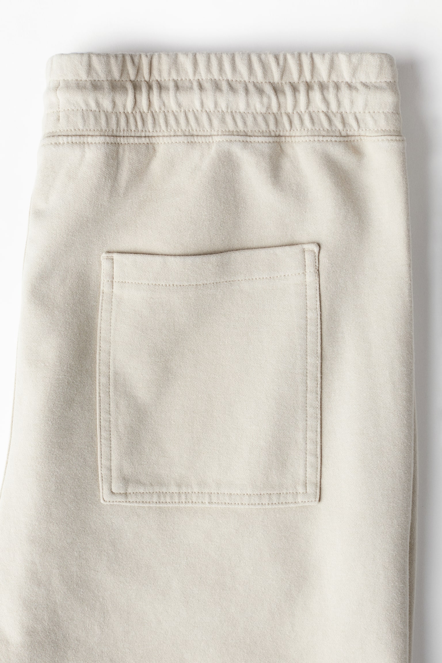 Loose Fit Jersey shorts - Light beige/Black - 4