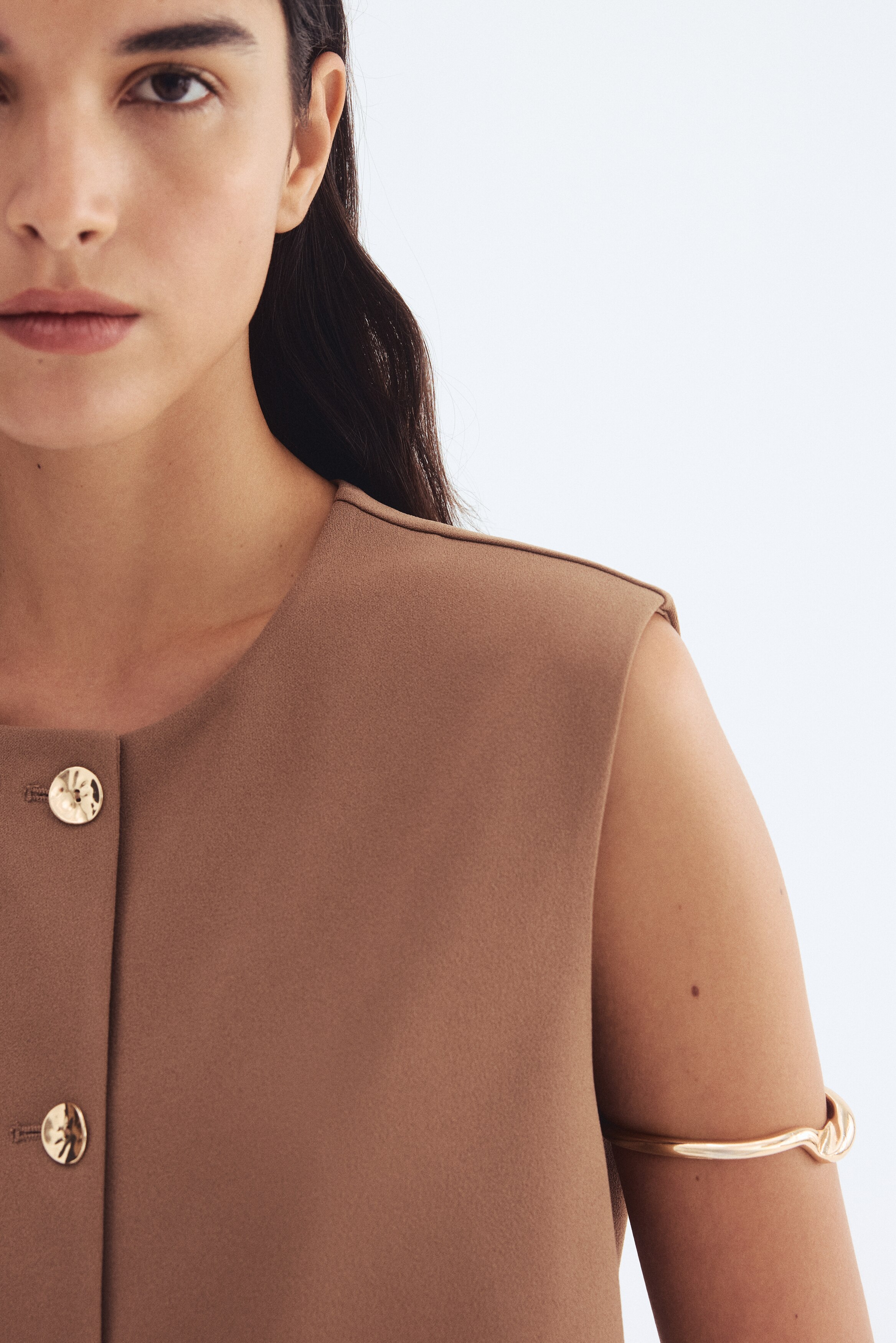 Interlock waistcoat