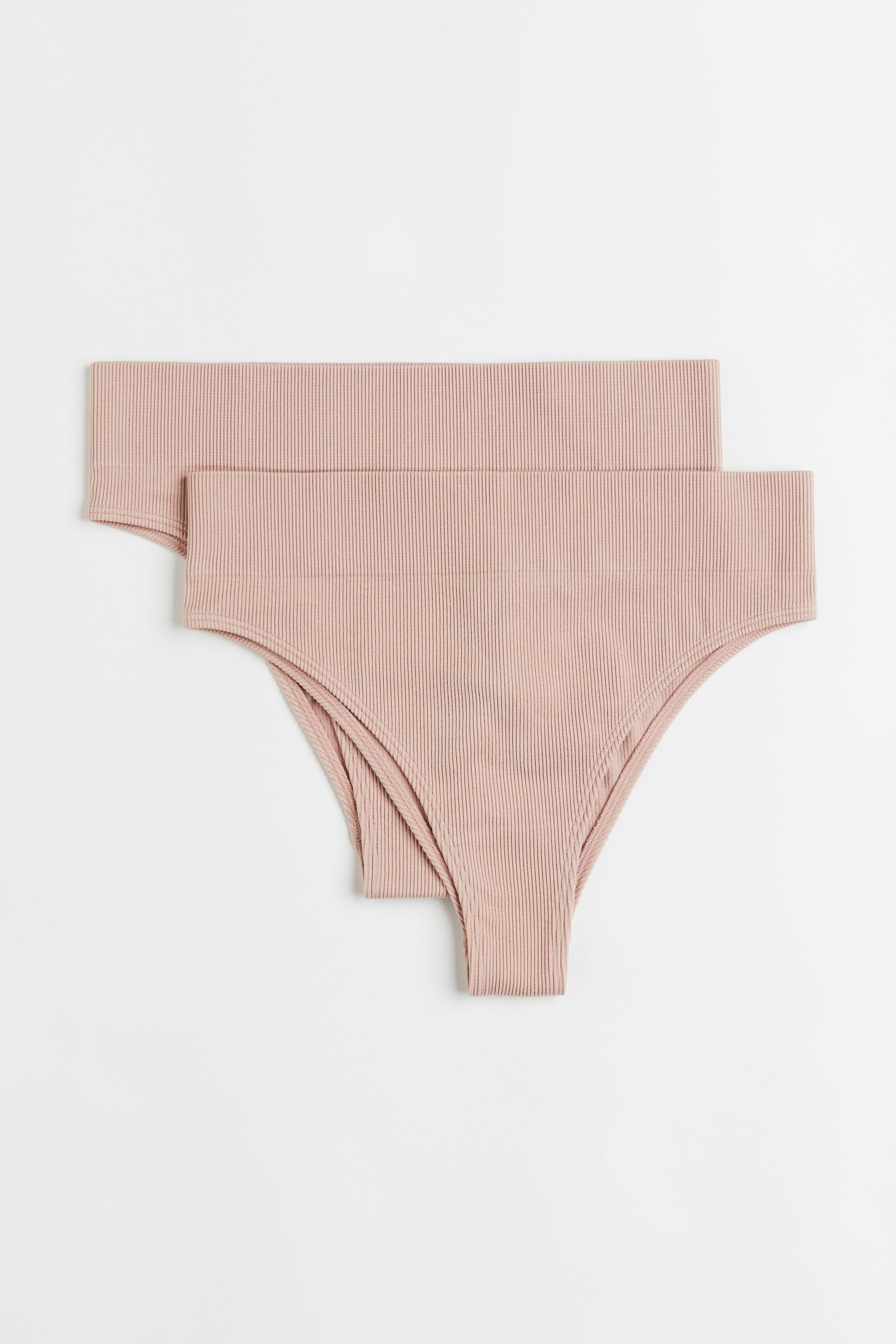 View larger image: 2-pack Brazilian briefs - Powder pink - Ladies | H&M IE 1