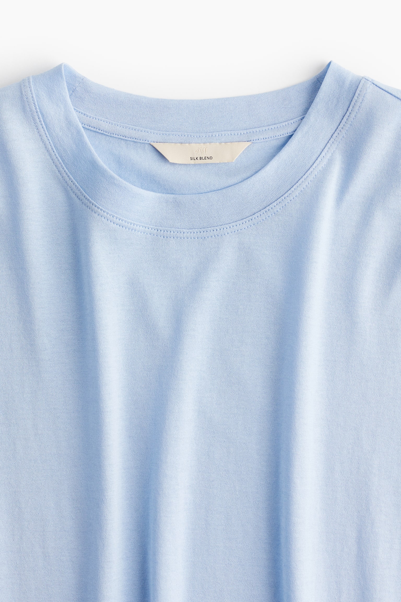 Silk Blend Tee - Light blue/White/Orange/Mole/Light yellow/Light green - 3