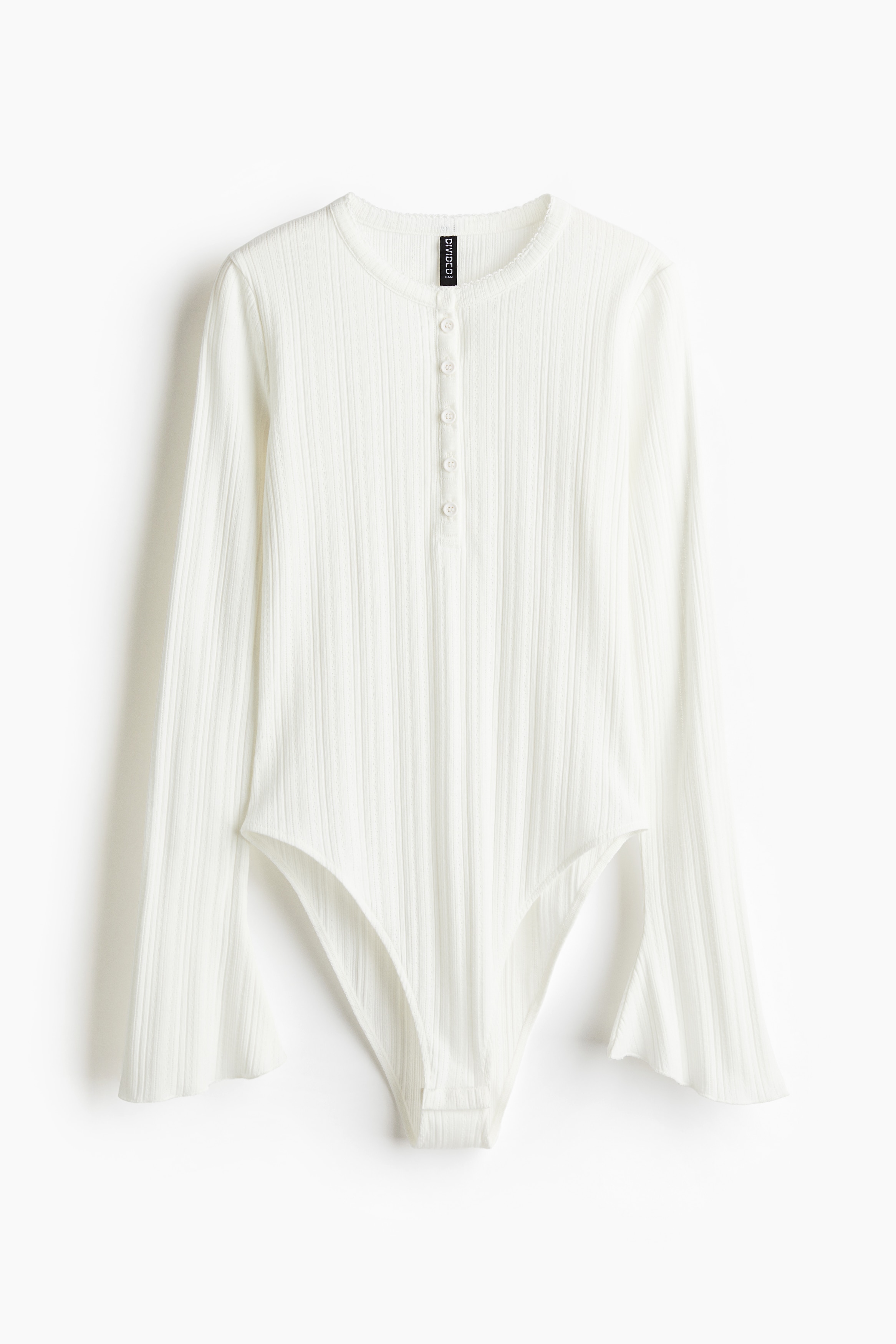 Trumpet-Sleeved Pointelle Bodysuit from H&M - $24.99