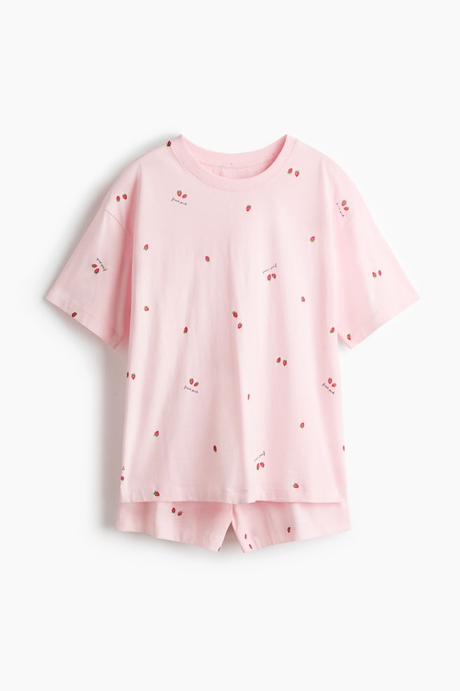 Pijama con diseño - Rosa claro/Fresas/Blanco/Floreado/Crema/Matcha/Azul claro/The Butter House/Blanco/Matcha - 1