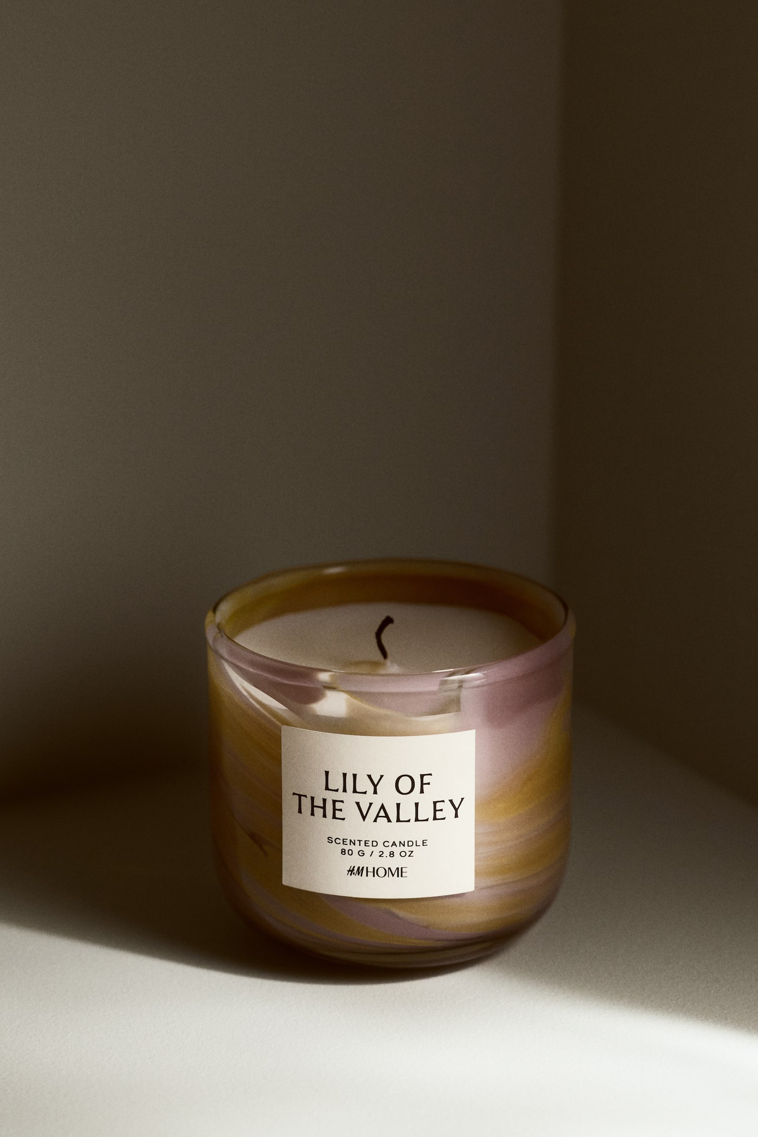 Scented candle in glass holder - Lily Of The Valley/Ember Vanilla/Vanilla Patchouli/Dark Honey/Warm Woods/Apple Blush/Blue striped/Minted Fig - 2