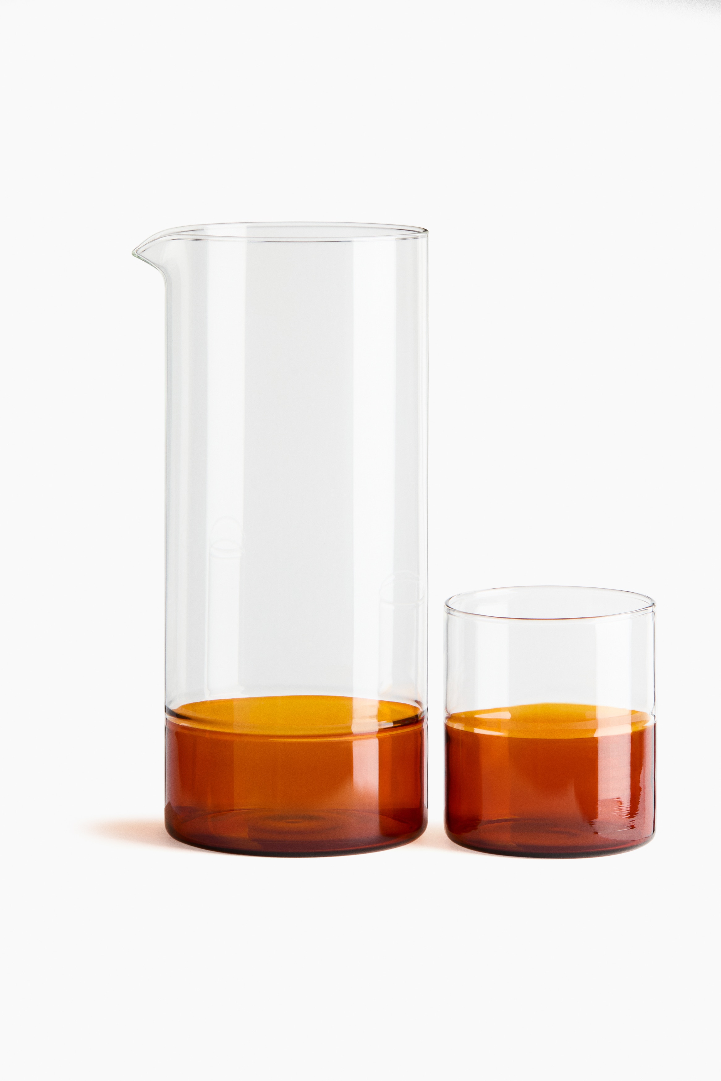 Lina Carafe - Transparent/Dark orange