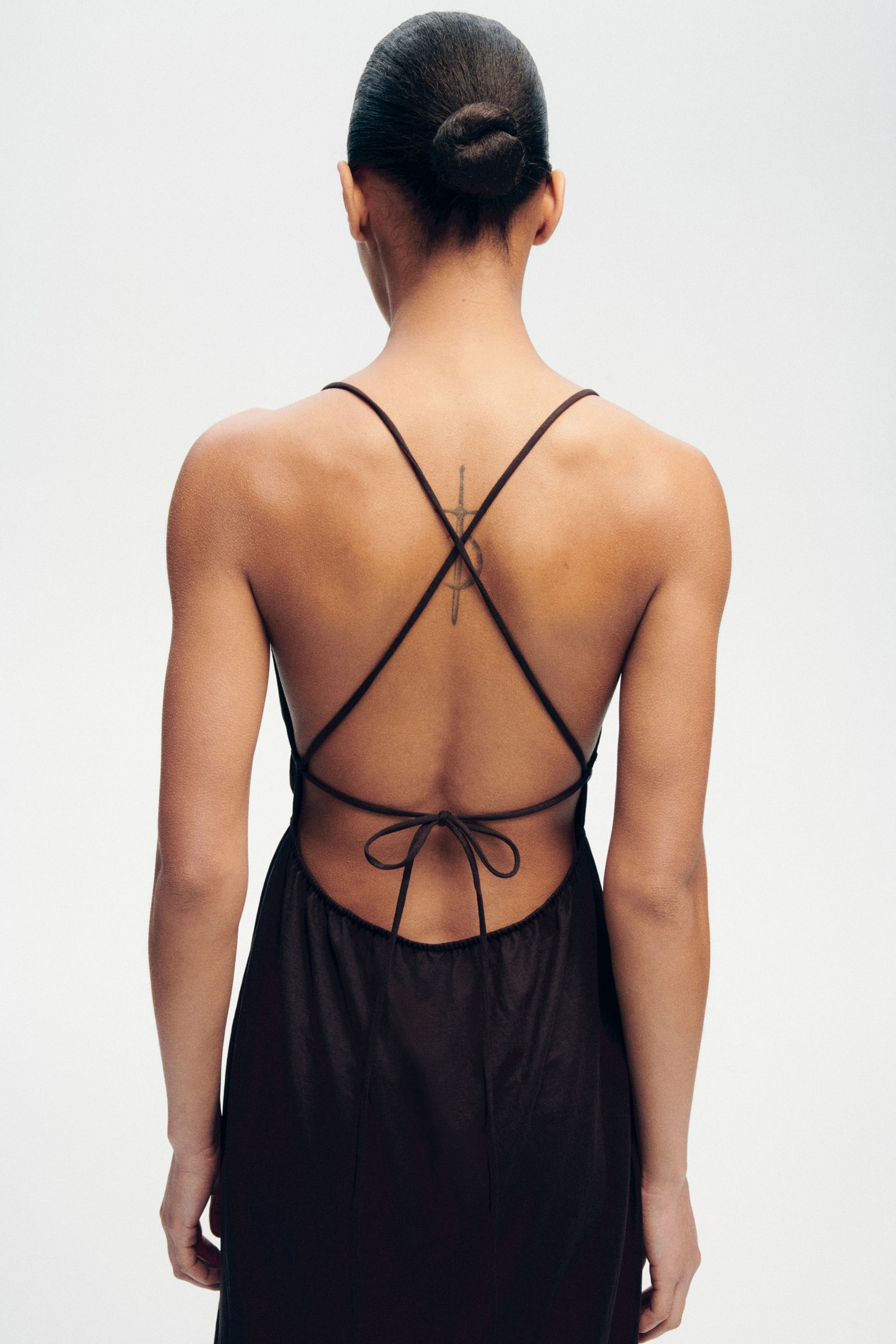 Tiered Tie-Back Dress
