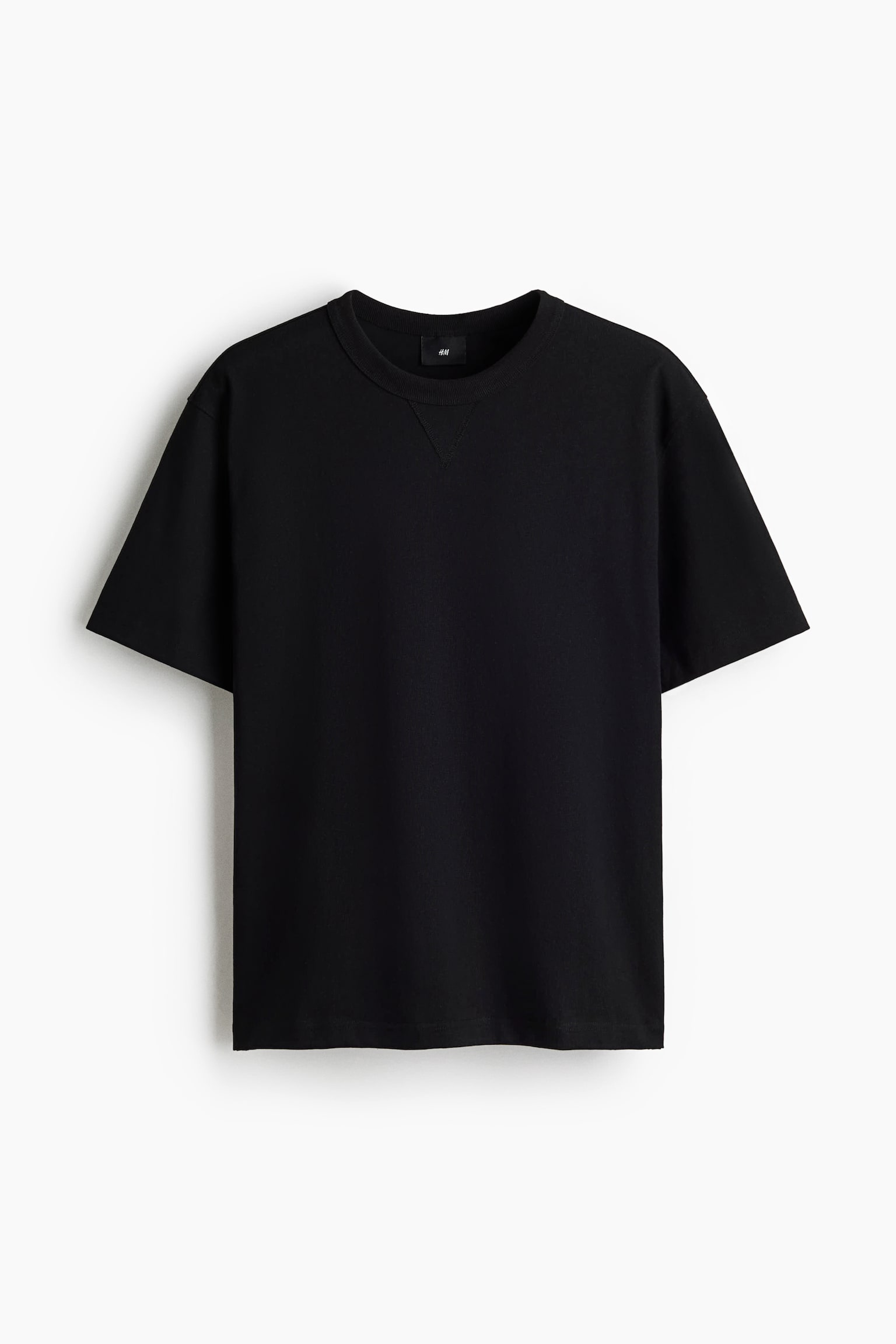 Loose Fit T-shirt - Black/White/Light grey marl - 1