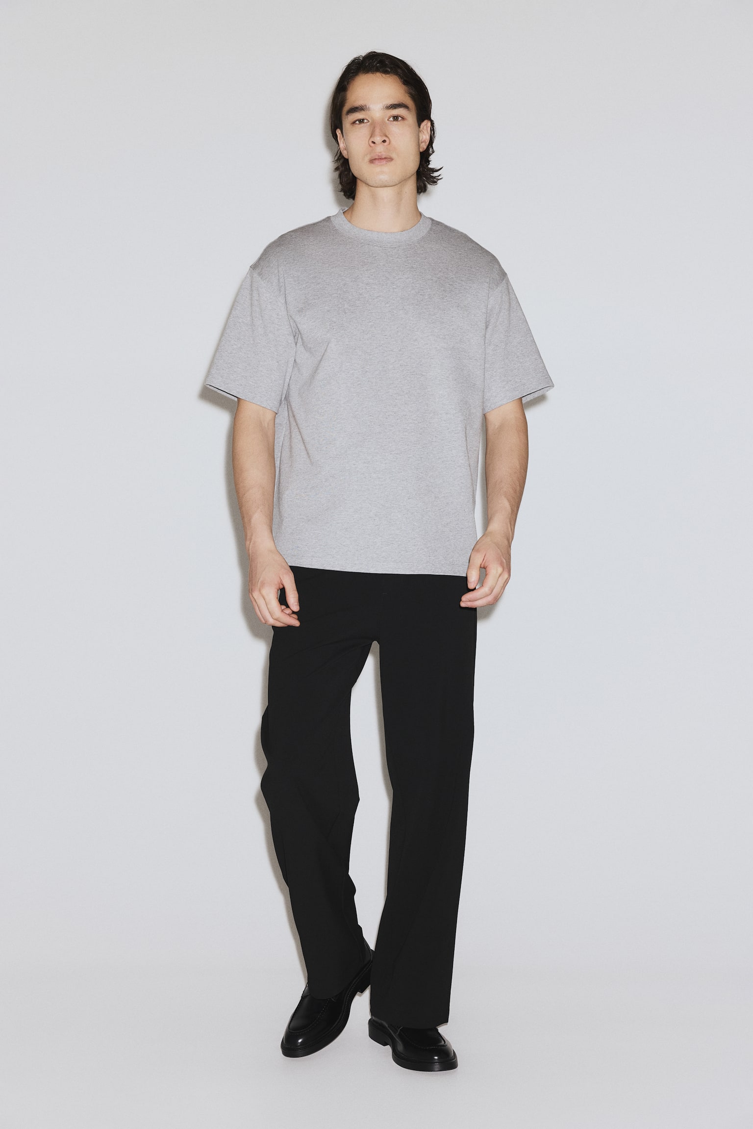 T-shirt Cooling Relaxed Fit - Cinzento mesclado/Preto/Bege escuro/Branco/Castanho escuro - 5